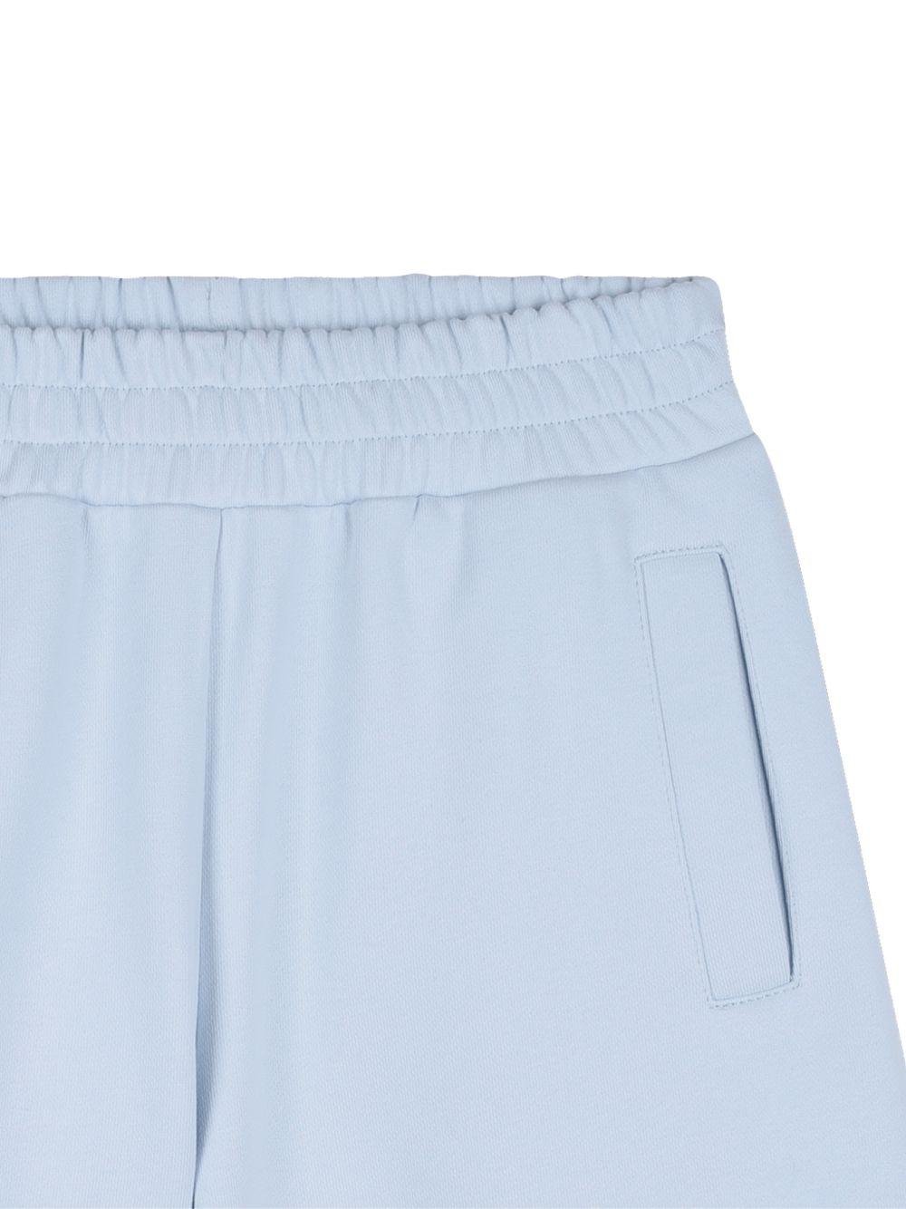 Shorts per bambino Givenchy Kids azzurro con tasca posteriore applicata - Rubino Kids