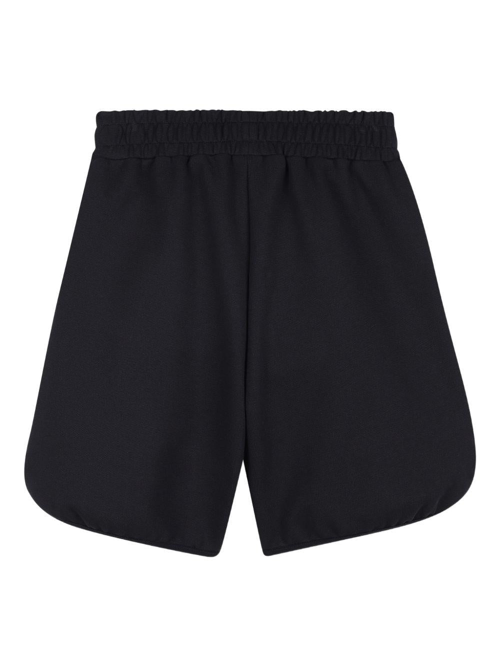 Shorts per bambino Givenchy Kids nero elasticizzato - Rubino Kids