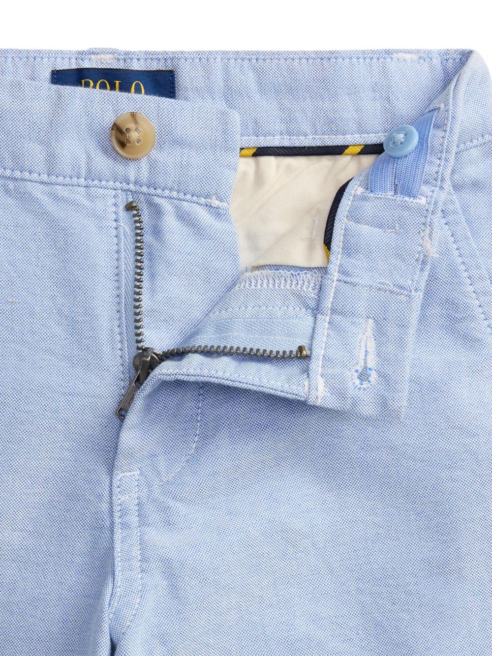 Shorts per bambino Polo Ralph Lauren Kids azzurri con cintura - Rubino Kids