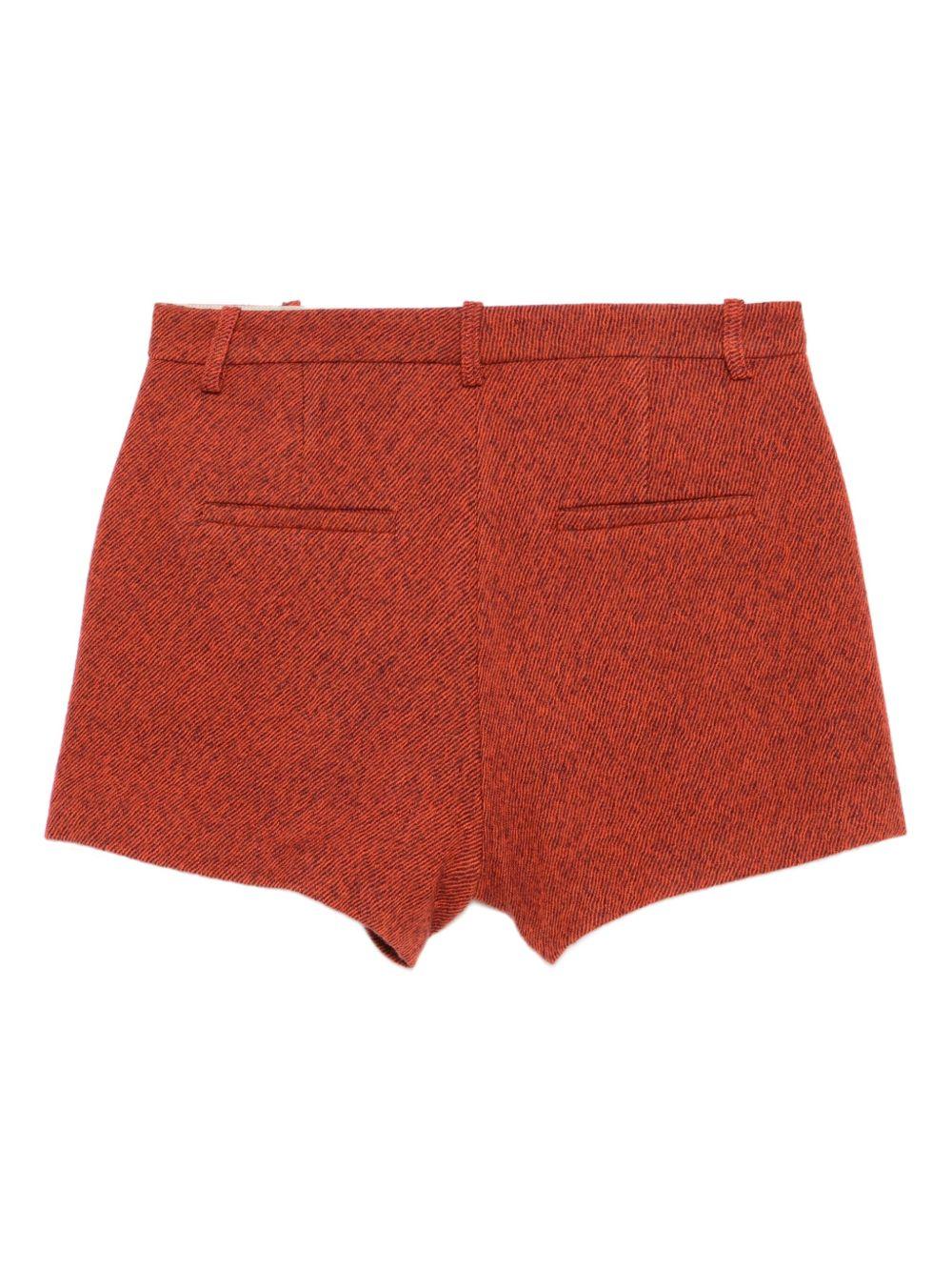 Shorts per donna ALYSI arancioni con patta e bottoni - Rubino Kids