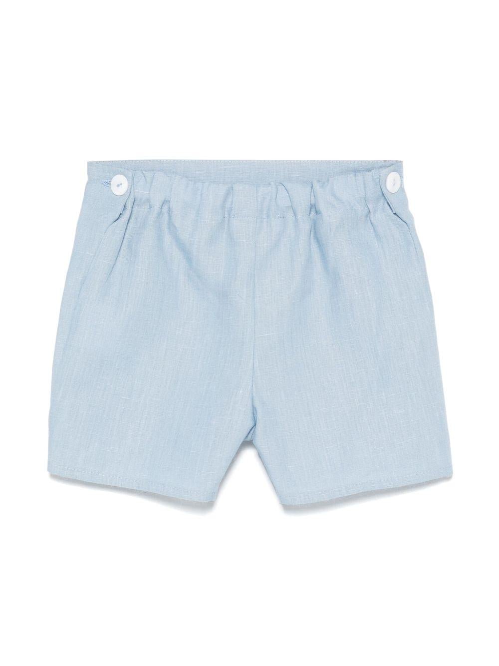 Shorts per neonato JESURUM BABY Armando azzurro con dettagli plissettati - Rubino Kids