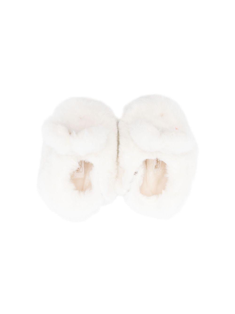 Slippers per neonata Bonpoint rosa con orecchie - Rubino Kids