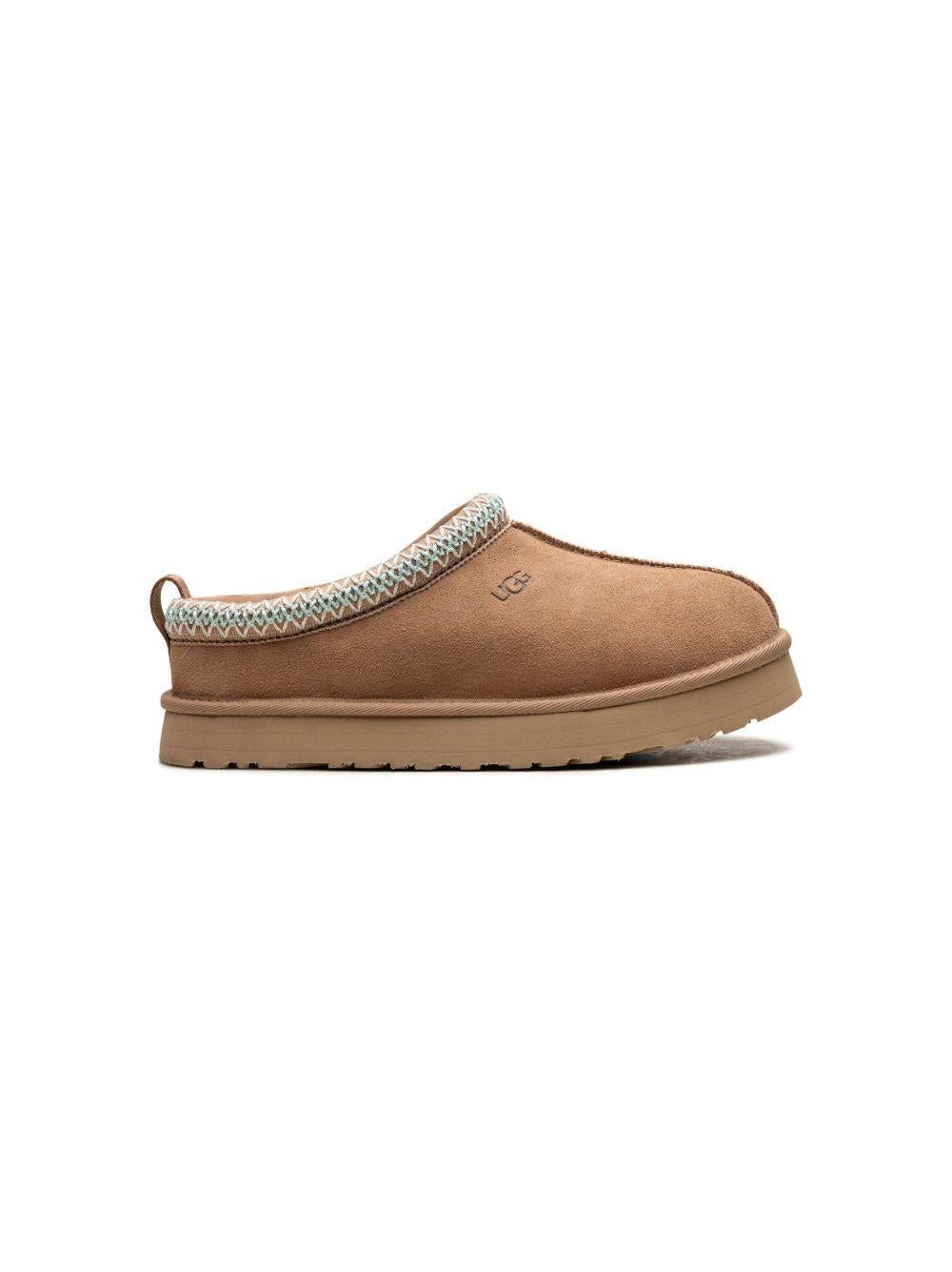 Slippers Tazz per bambini UGG Kids beige camoscio - Rubino Kids
