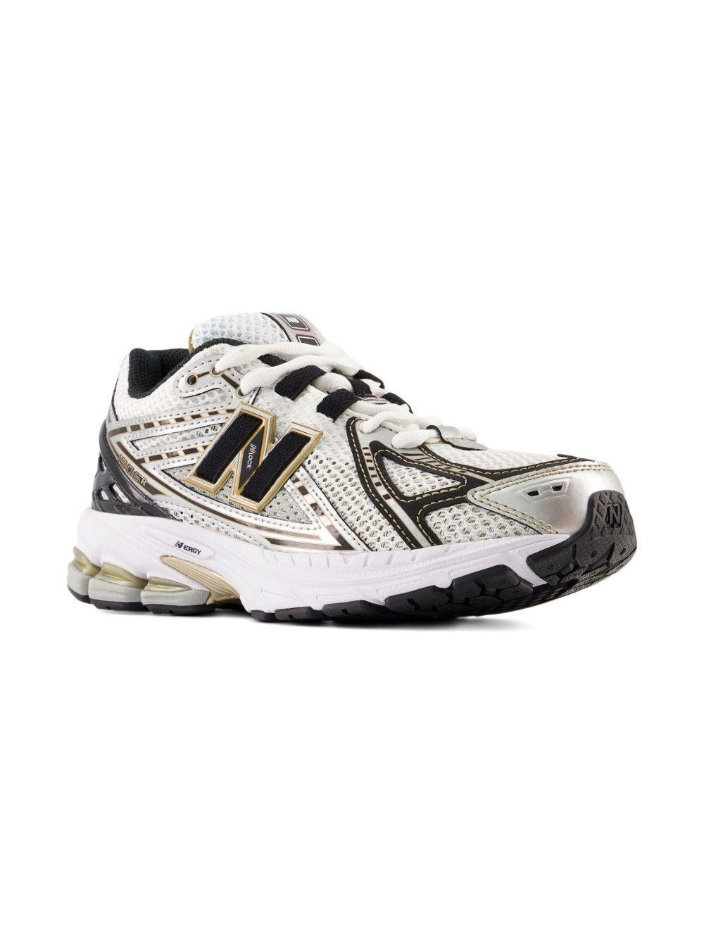 Sneakers 1906 per bambini New Balance Kids argento con in tomaia in retei - Rubino Kids