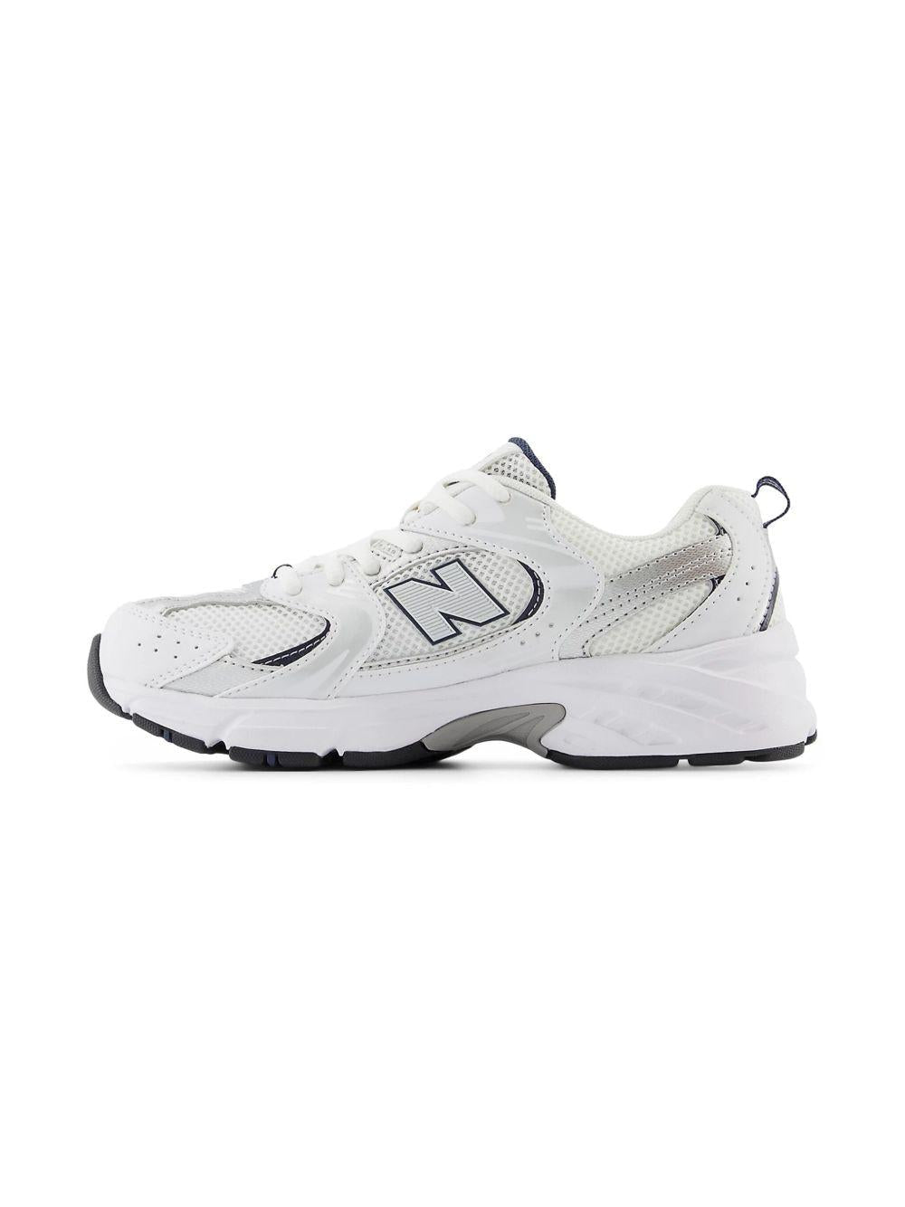 Sneakers 530 per bambini New Balance Kids bianche con inserti in rete - Rubino Kids