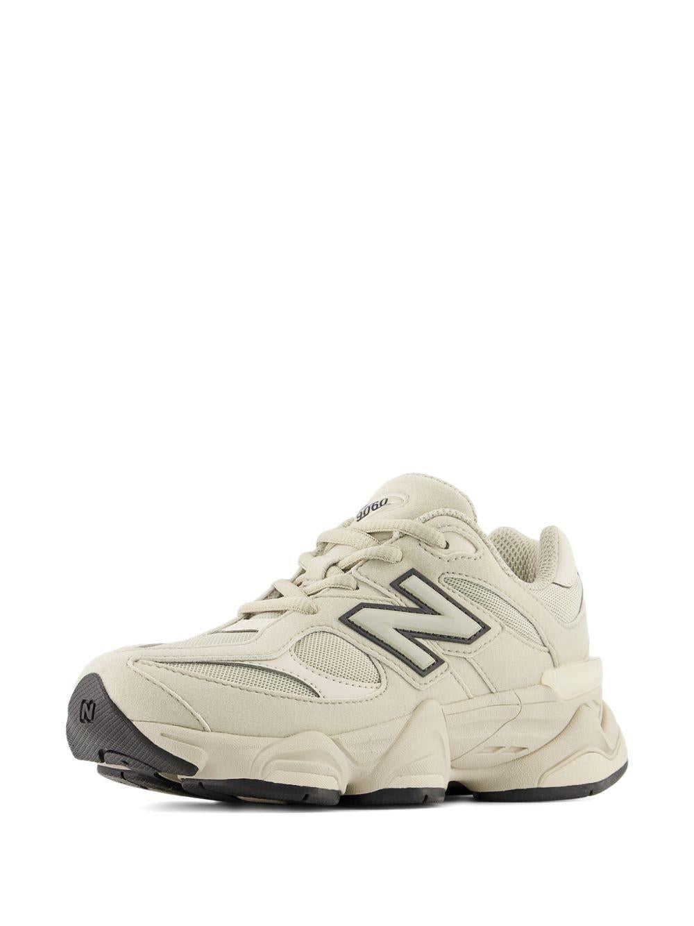 Sneakers 9060 per bambini New Balance Kids bianche con applicazione logo sui lati - Rubino Kids