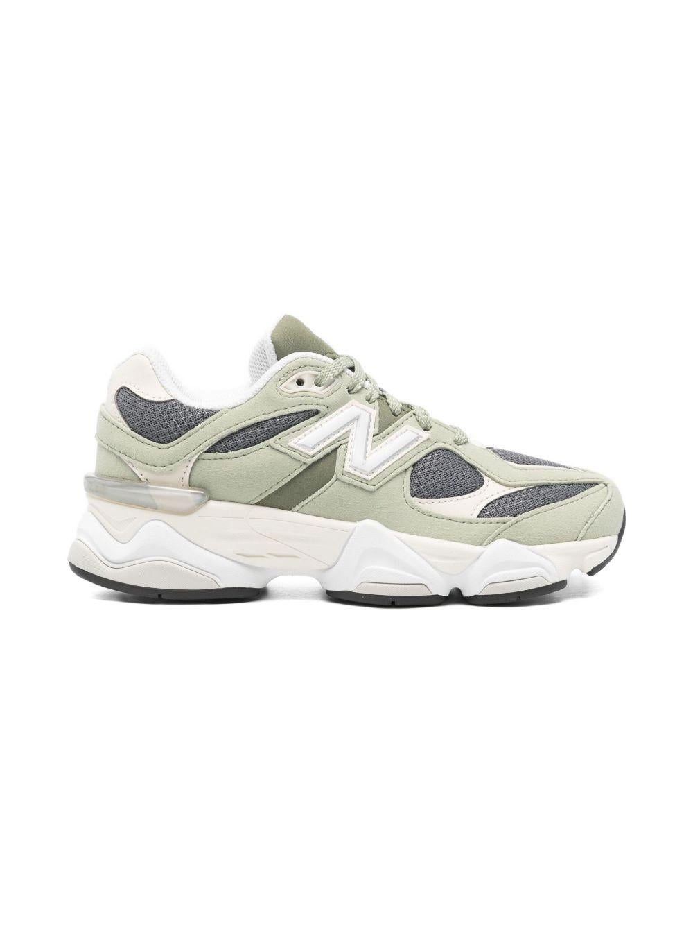 Sneakers 9060 per bambino New Balance Kids verde con dettaglio logo - Rubino Kids