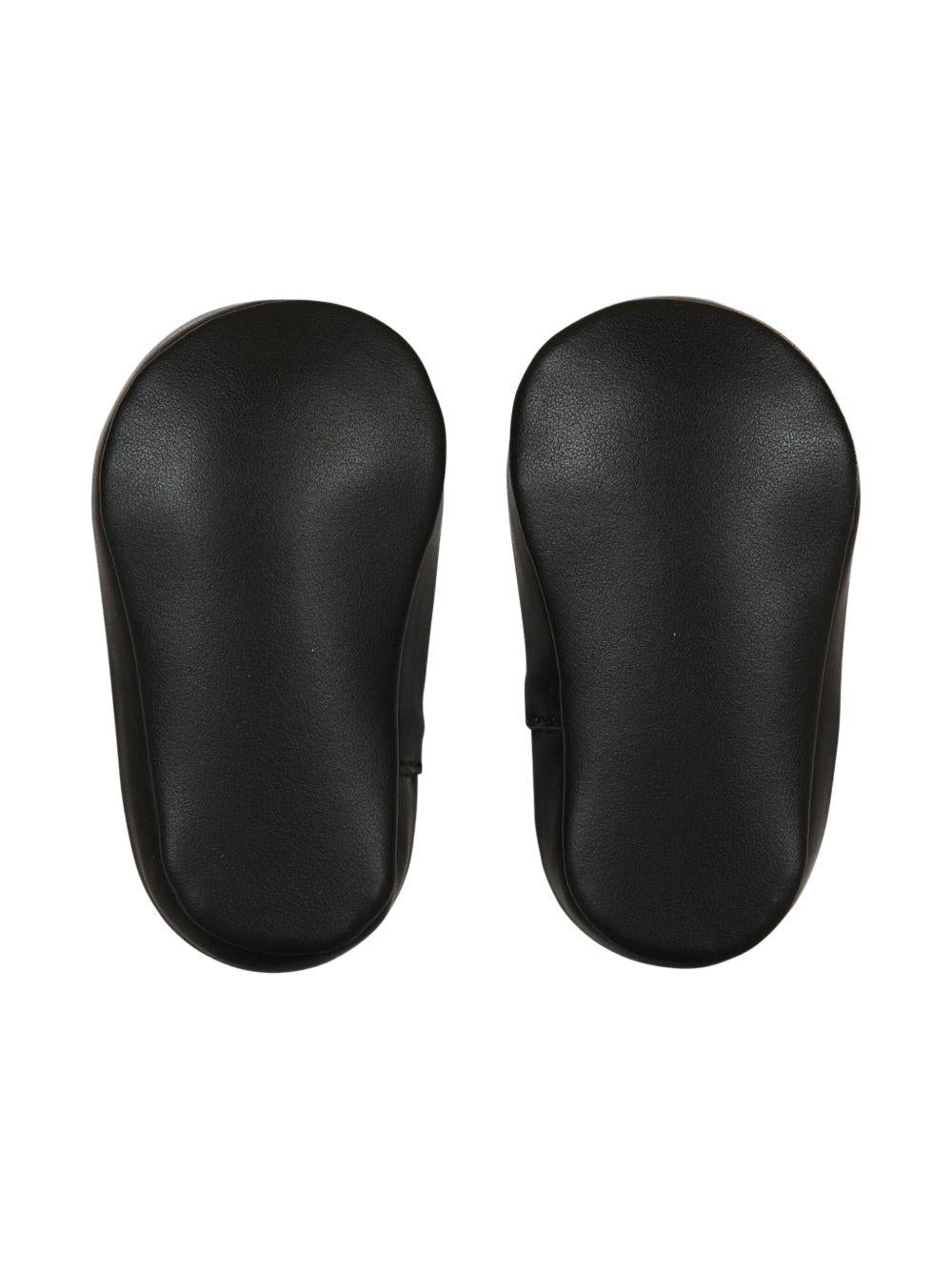 Sneakers bicolore per neonato Balmain Kids bianche con lacci - Rubino Kids