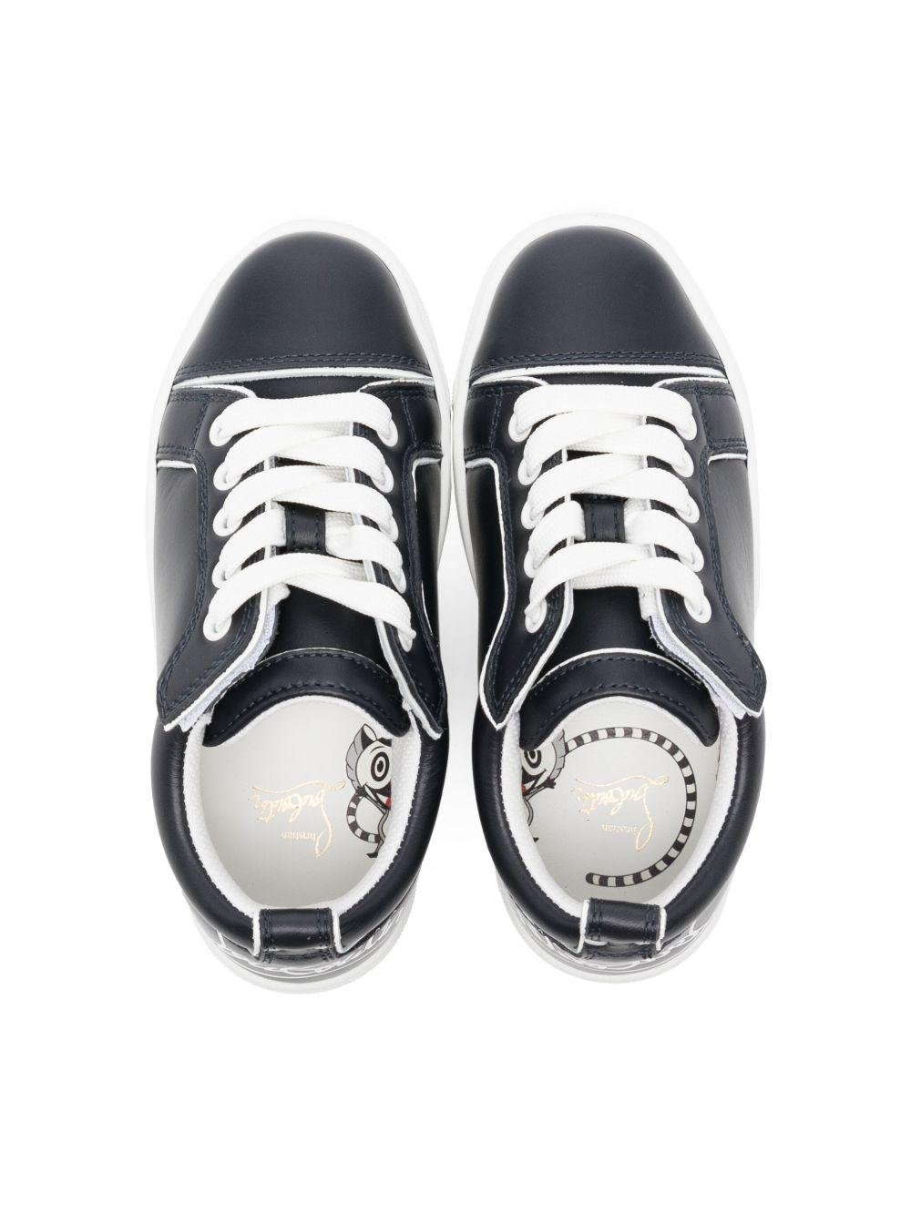 Sneakers Funnyto per bambini Christian Louboutin Kids blu con inserti - Rubino Kids