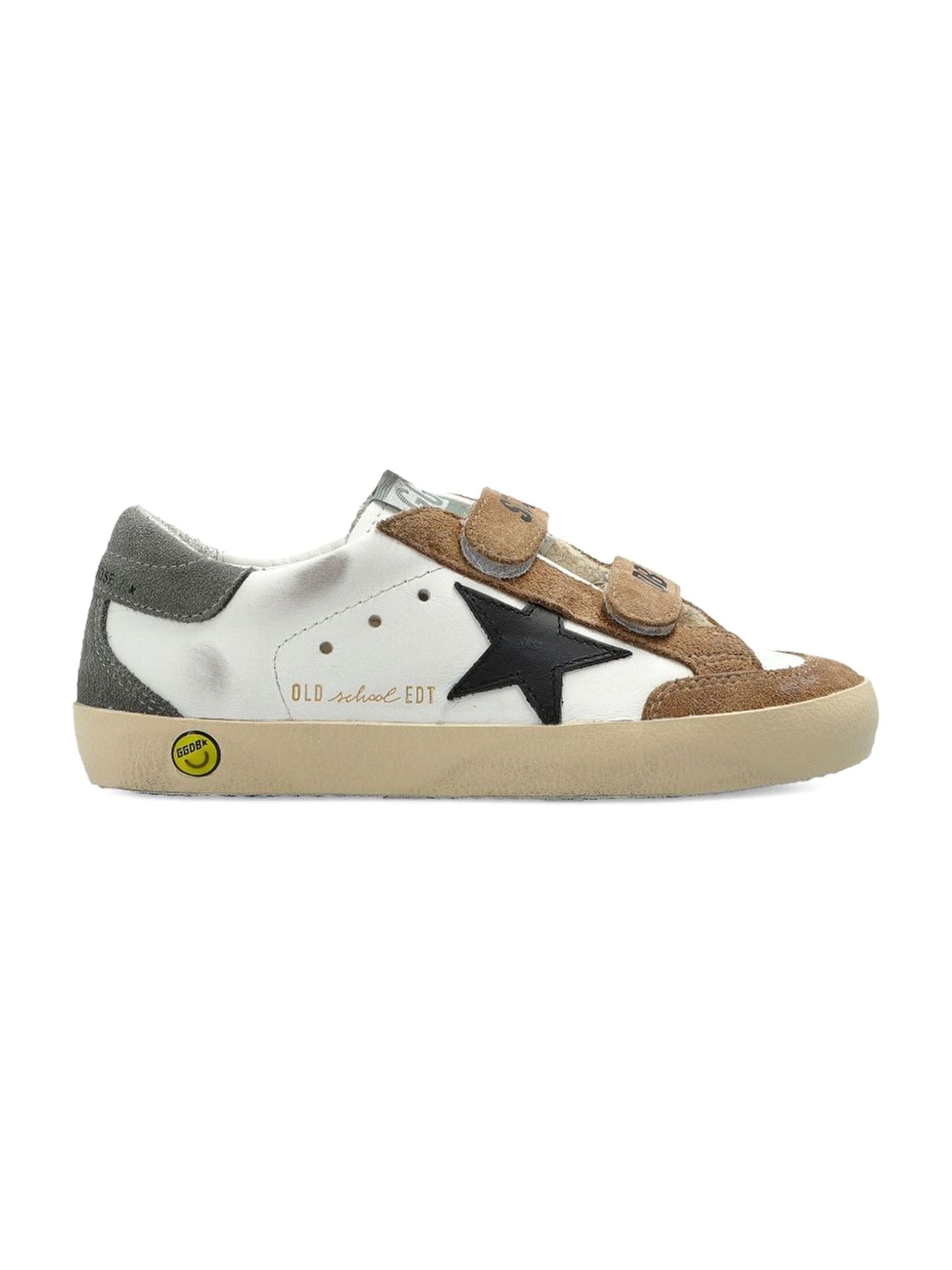 Sneakers Old School per bambino Golden Goose Kids bianche con applicazione stella - Rubino Kids
