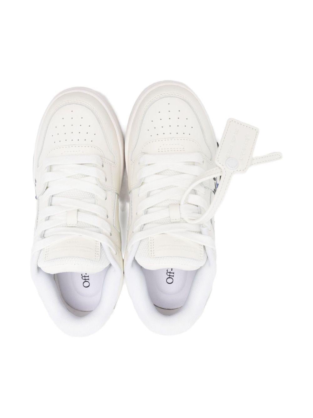 Sneakers "Out Of Office for Walking" per bambino Off - White Kids bianco con etichetta con logo - Rubino Kids