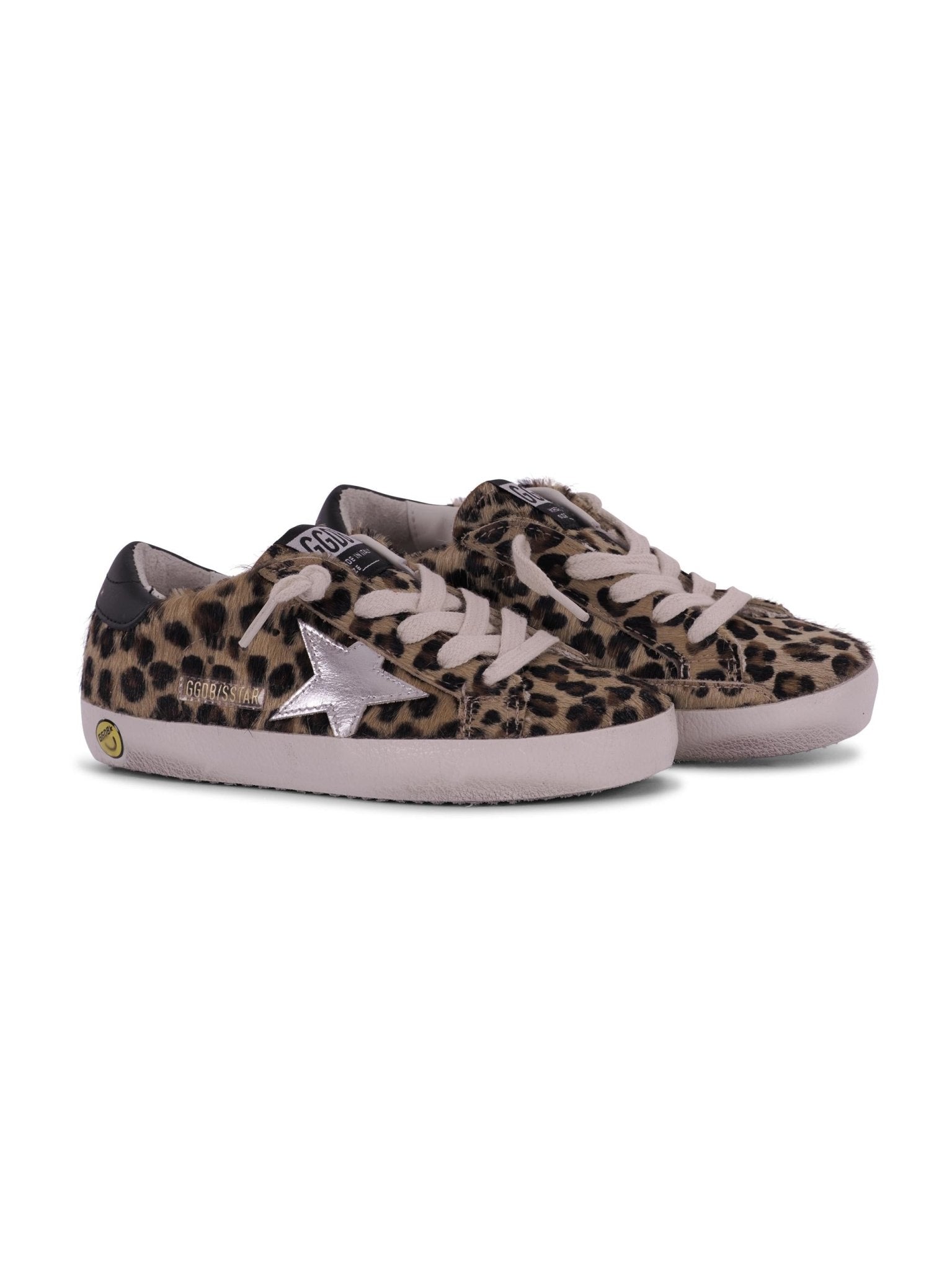 Sneakers per bambina Golden Goose Kids Super - star Classic With List marrone leopardate - Rubino Kids