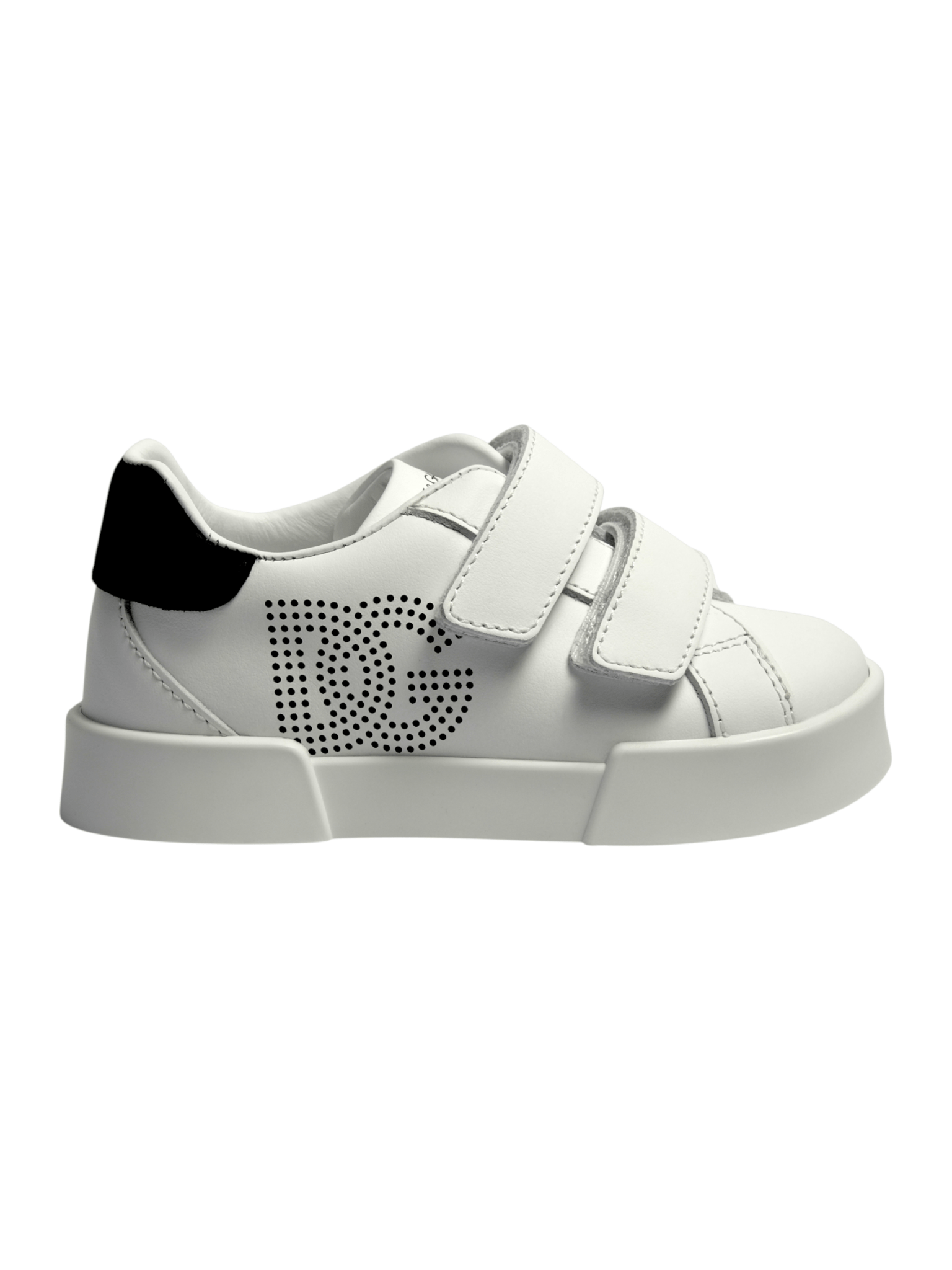 Sneakers per bambini Dolce & Gabbana Kids bianche con dettaglio logo puntinato - Rubino Kids