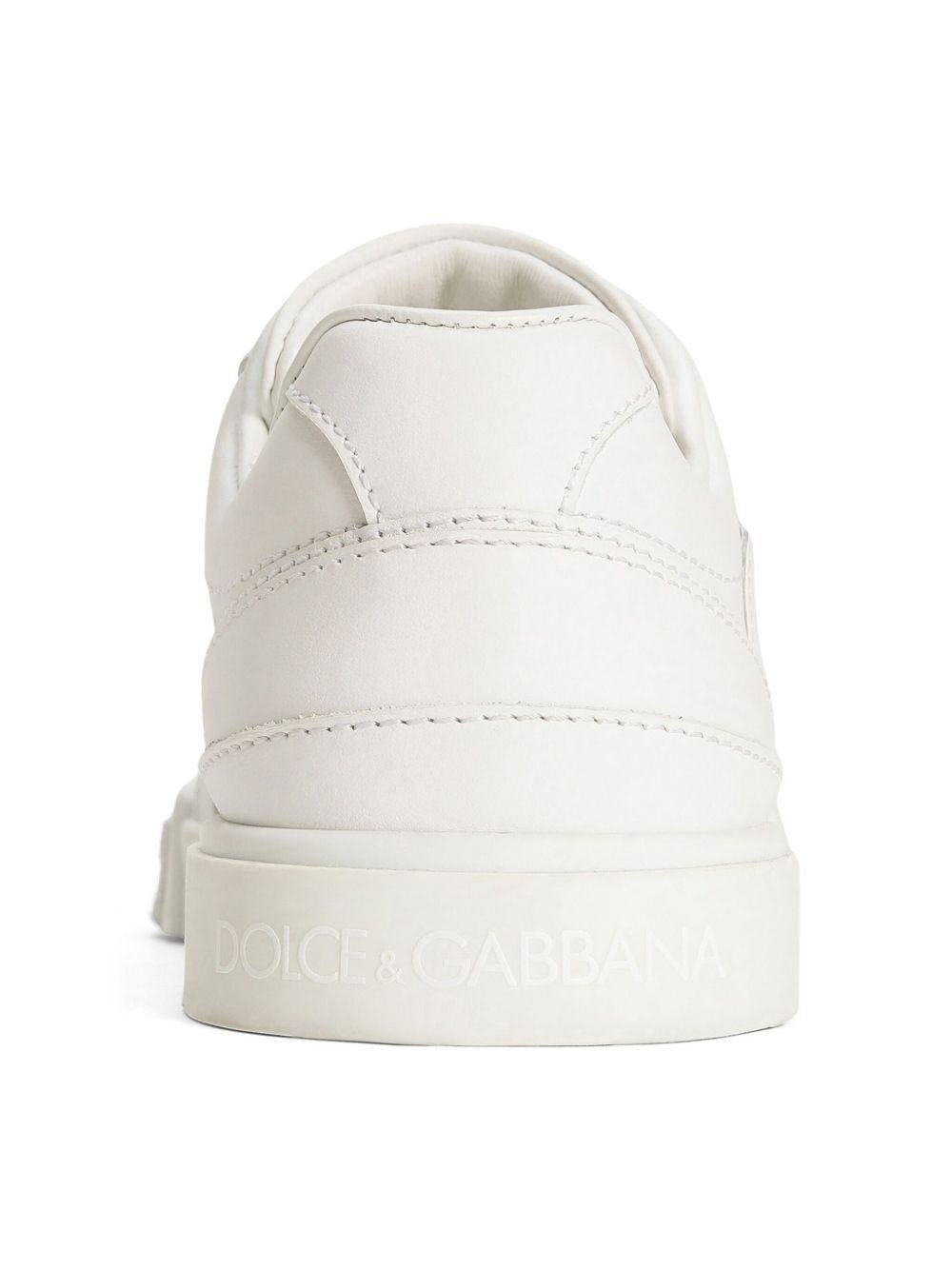 Sneakers per bambini Dolce & Gabbana Kids bianche con logo sul davanti - Rubino Kids