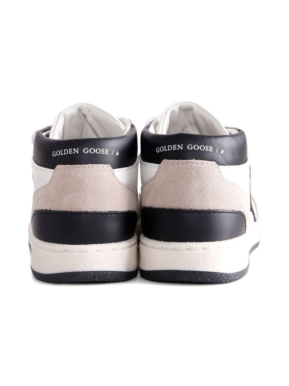 Sneakers per bambini Golden Goose Kids bianco con cinturino decorato con stella - Rubino Kids