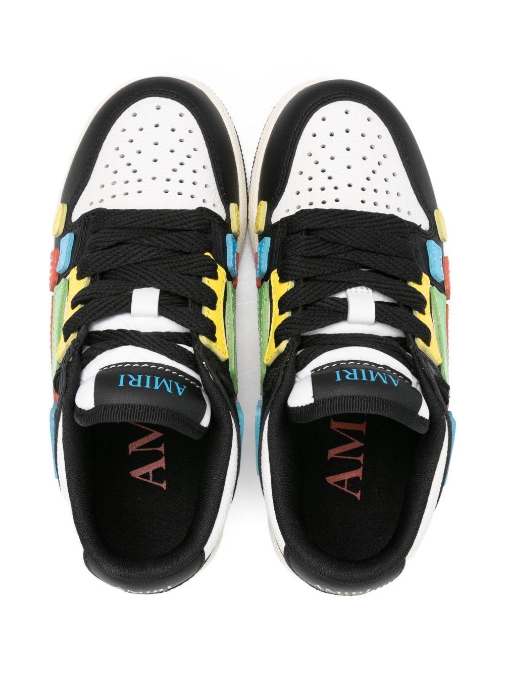 Sneakers per bambino Amiri Kids Skel Top nero con lacci - Rubino Kids