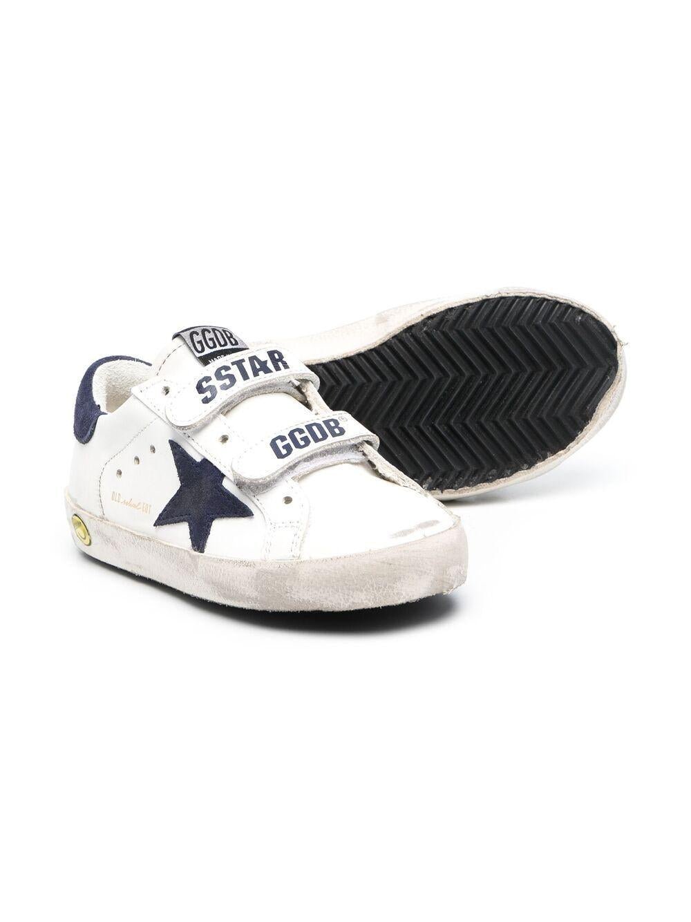 Sneakers per bambino Golden Goose Kids Superstar bianco con applicazione stella - Rubino Kids