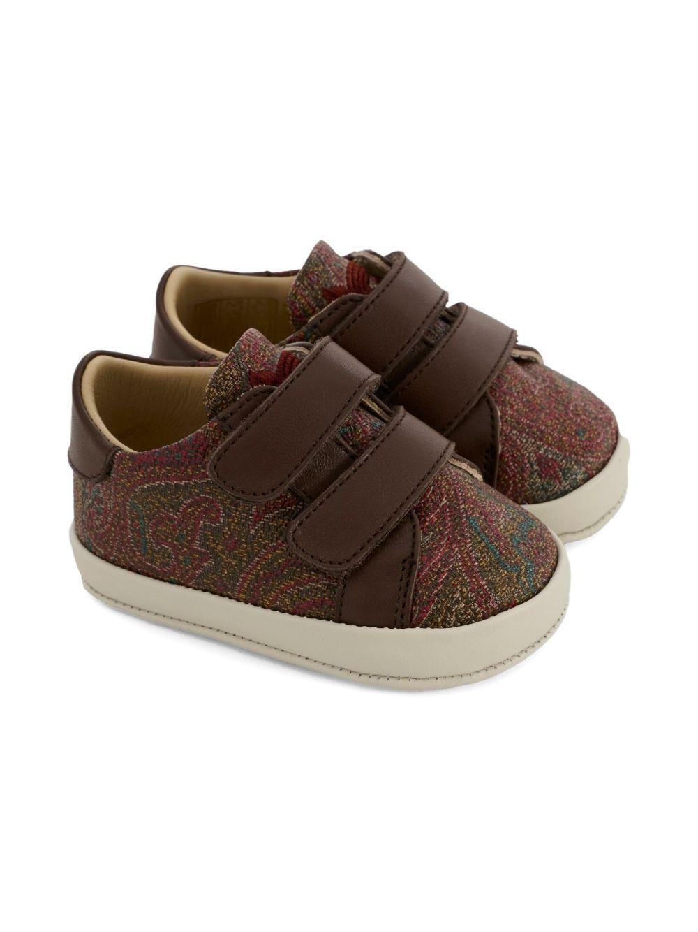 Sneakers per neonato ETRO KIDS multicolore con motivo paisley - Rubino Kids