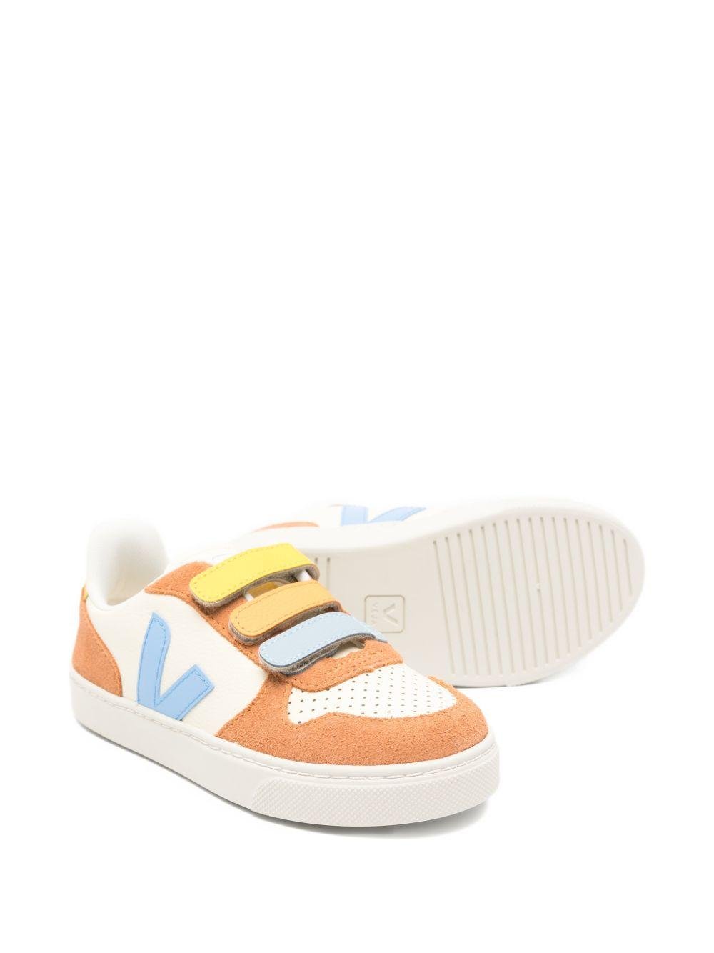 Sneakers V - 10 per bambini Veja Kids multicolore con design traforato - Rubino Kids