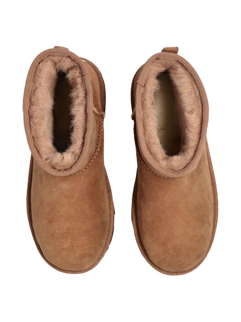 Stivaletti Classic Mini II per bambini UGG Kids beige alti - Rubino Kids