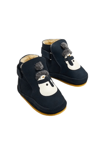 Stivali Aggas per neonato Donsje blu con pupazzo di neve - Rubino Kids