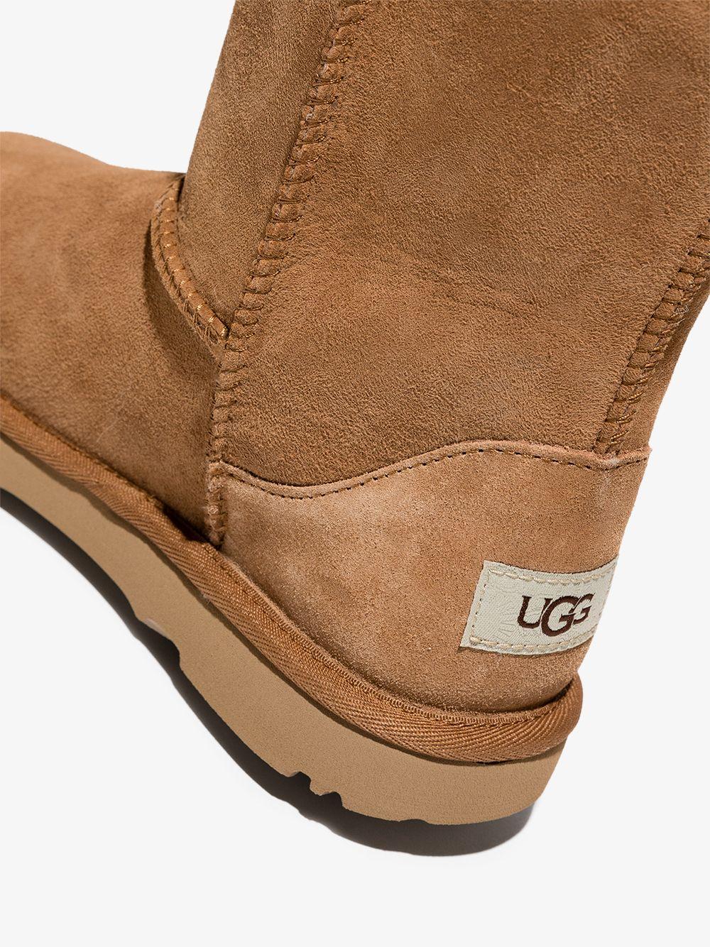 Stivali Classic II TD per bambina UGG Kids marroni con cuciture tono su tono - Rubino Kids