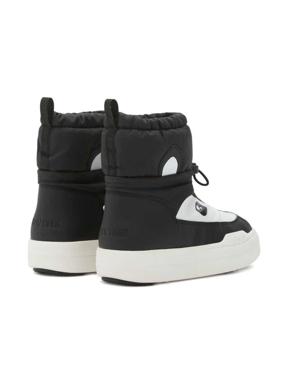 Stivali da neve Park Strap per bambino Moon Boot Kids neri con design a forma di animale - Rubino Kids