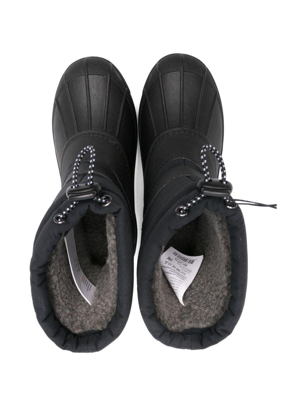 Stivali da neve per bambini Molo neri con suola in gomma - Rubino Kids