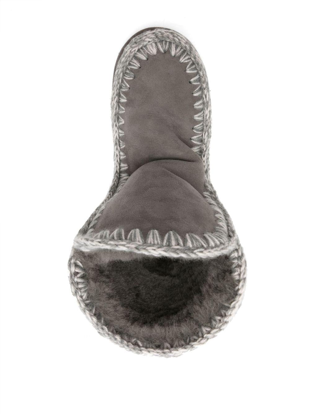 Stivali Eskimo Bold per bambina Mou Kids grigi con pelle scamosciata - Rubino Kids