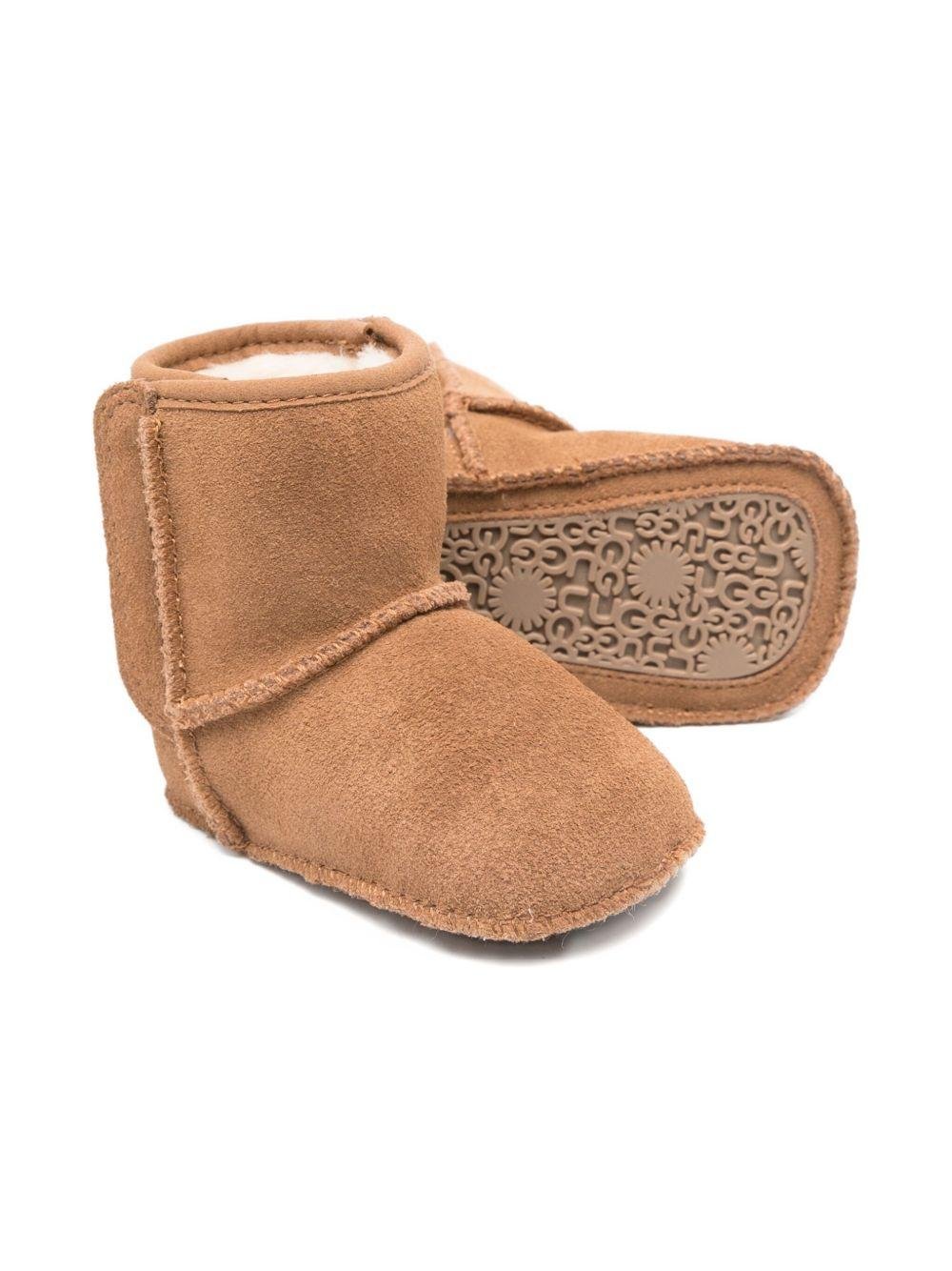 Stivali per neonati UGG Kids marroni con fodera in pelle scamosciata - Rubino Kids