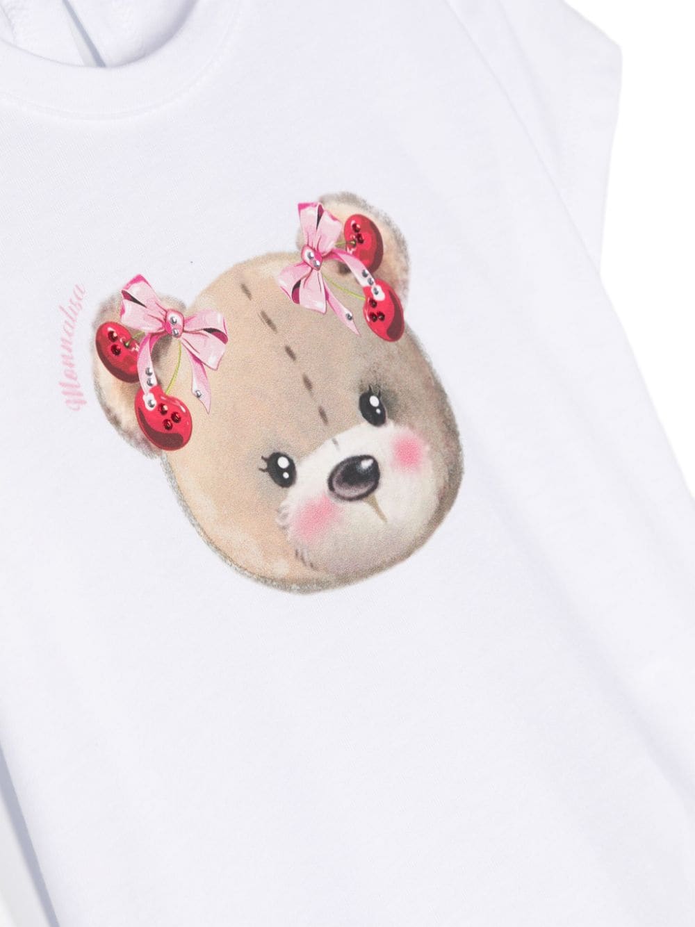 T-shirt con stampa Teddy Bear - Rubino Kids