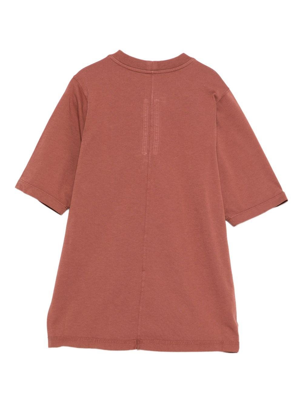 T-shirt Jumbo per bambino Rick Owens Kids marrone con stampa grafica coniglio sul davanti - Rubino Kids