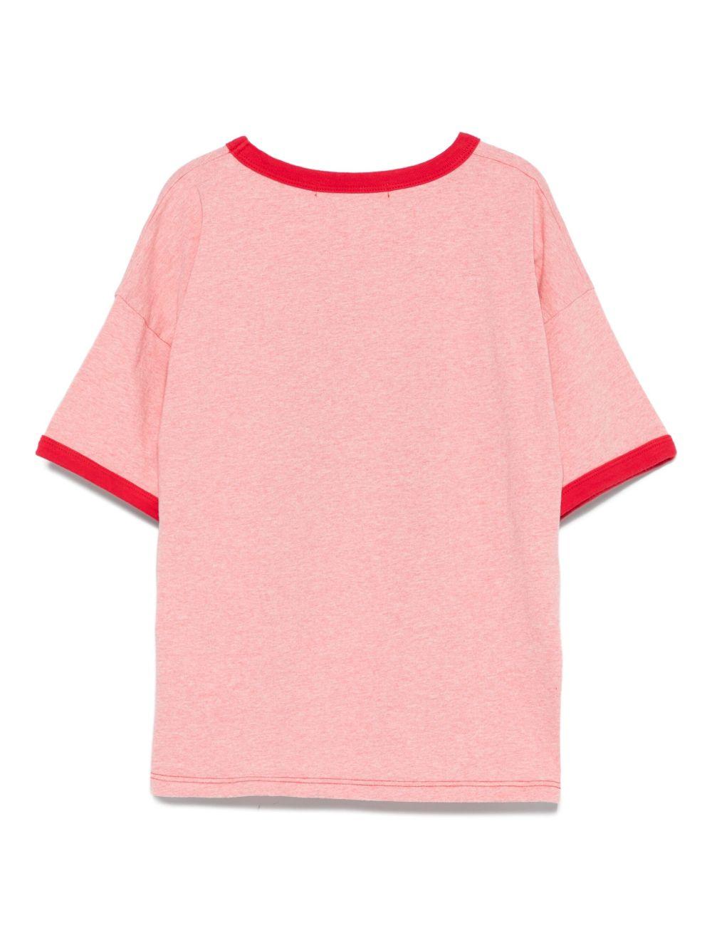 T-shirt per bambina Bobo Choses rosa con stampa cane - Rubino Kids