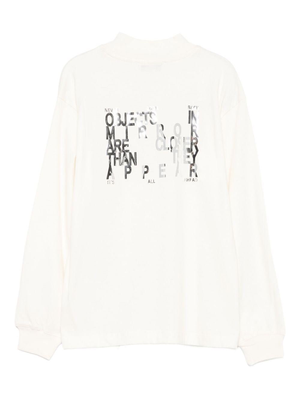 T-shirt per bambina MSGM Kids bianco con logo sul davanti - Rubino Kids