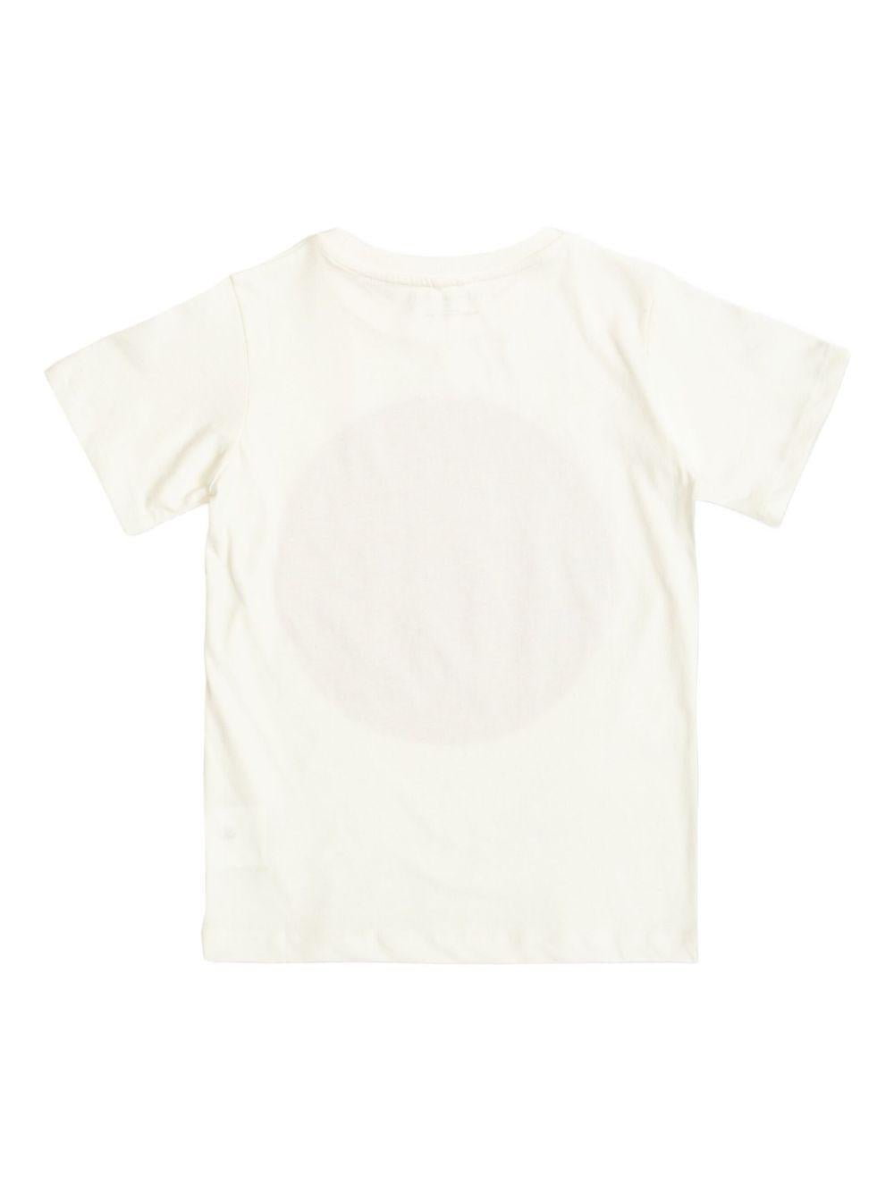T-shirt per bambina Stella McCartney Kids bianco a maniche corte - Rubino Kids