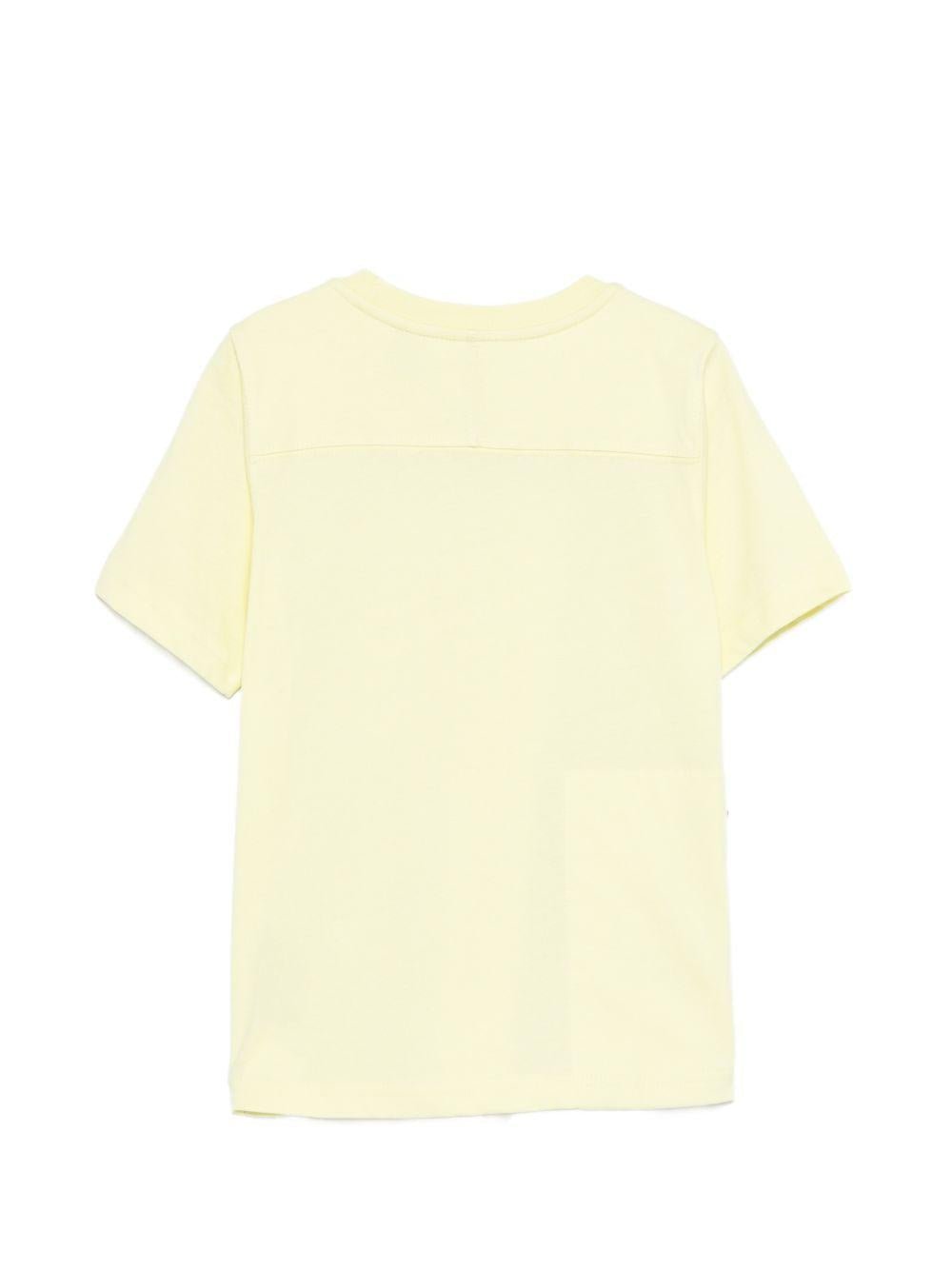 T-shirt per bambini K Way Kids gialla con dettaglio logo - Rubino Kids