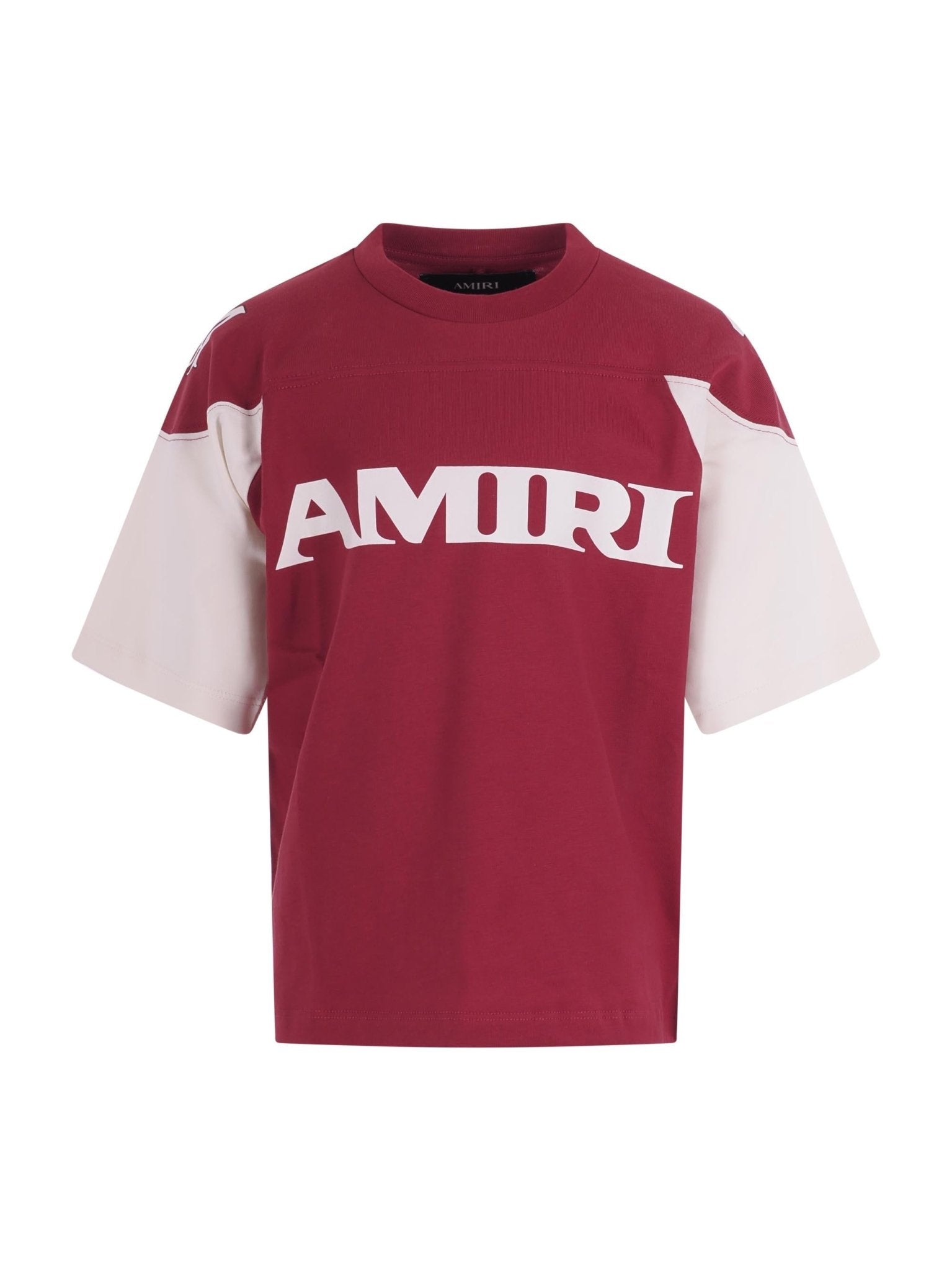 T-shirt per bambino Amiri Kids rossa con logo sul davanti - Rubino Kids