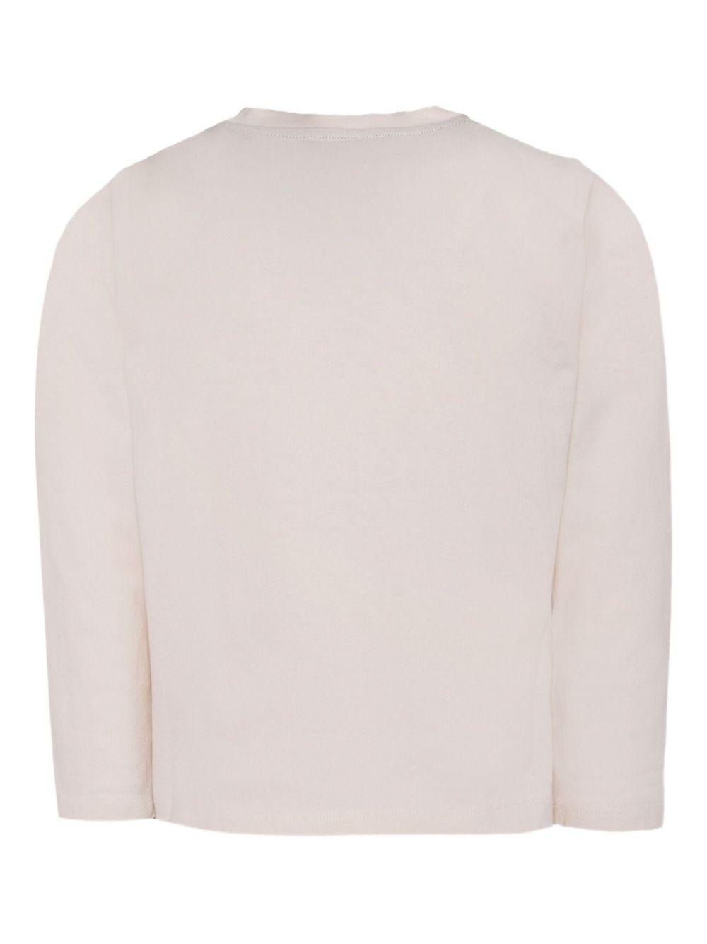 T-shirt per bambino Bonpoint beige con stampa cane - Rubino Kids