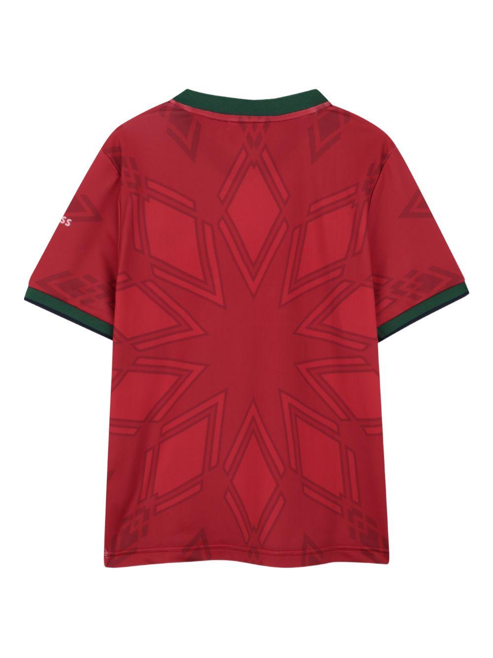 T-shirt per bambino Boss Kids rossa con stampa grafica - Rubino Kids