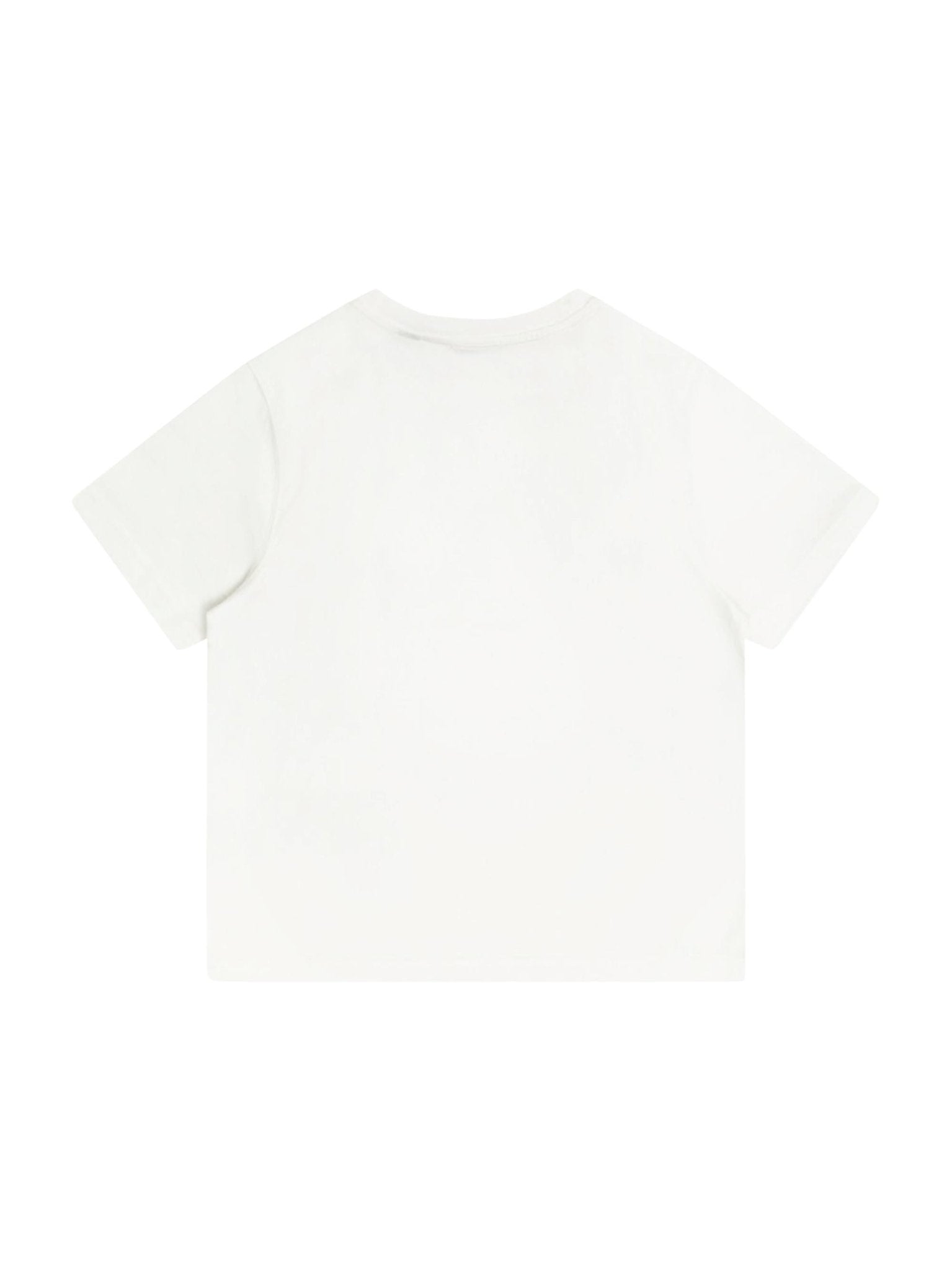 T-shirt per bambino Burberry Kids bianca con stampa grafica orsacchiotto - Rubino Kids