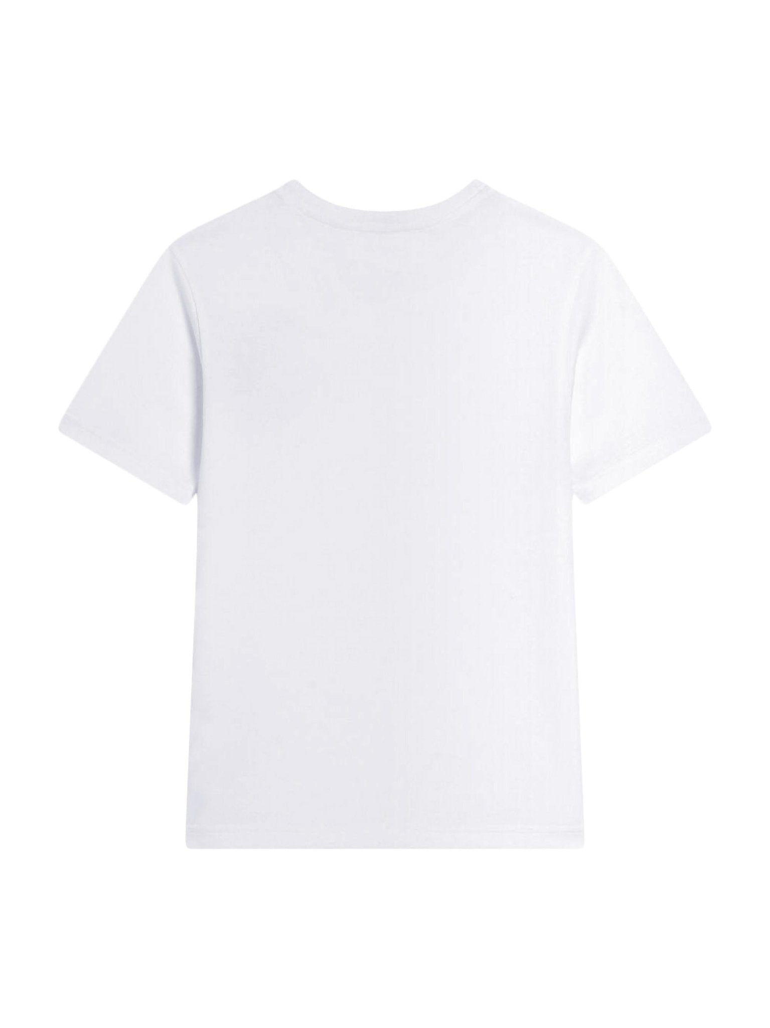 T-shirt per bambino Dolce & Gabbana Kids bianca con applicazione logo - Rubino Kids