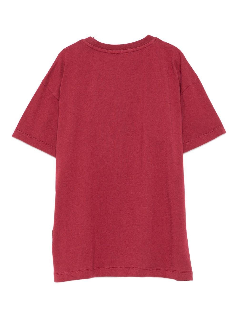 T-shirt per bambino ETRO KIDS rossa con motivo Pegaso sul davanti - Rubino Kids