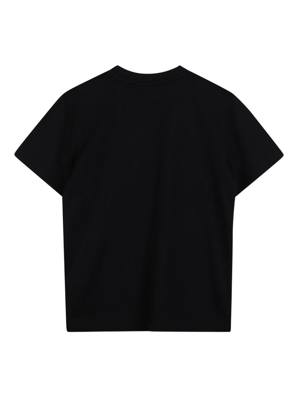 T-shirt per bambino Hugo Kids nera con tasca sul petto - Rubino Kids