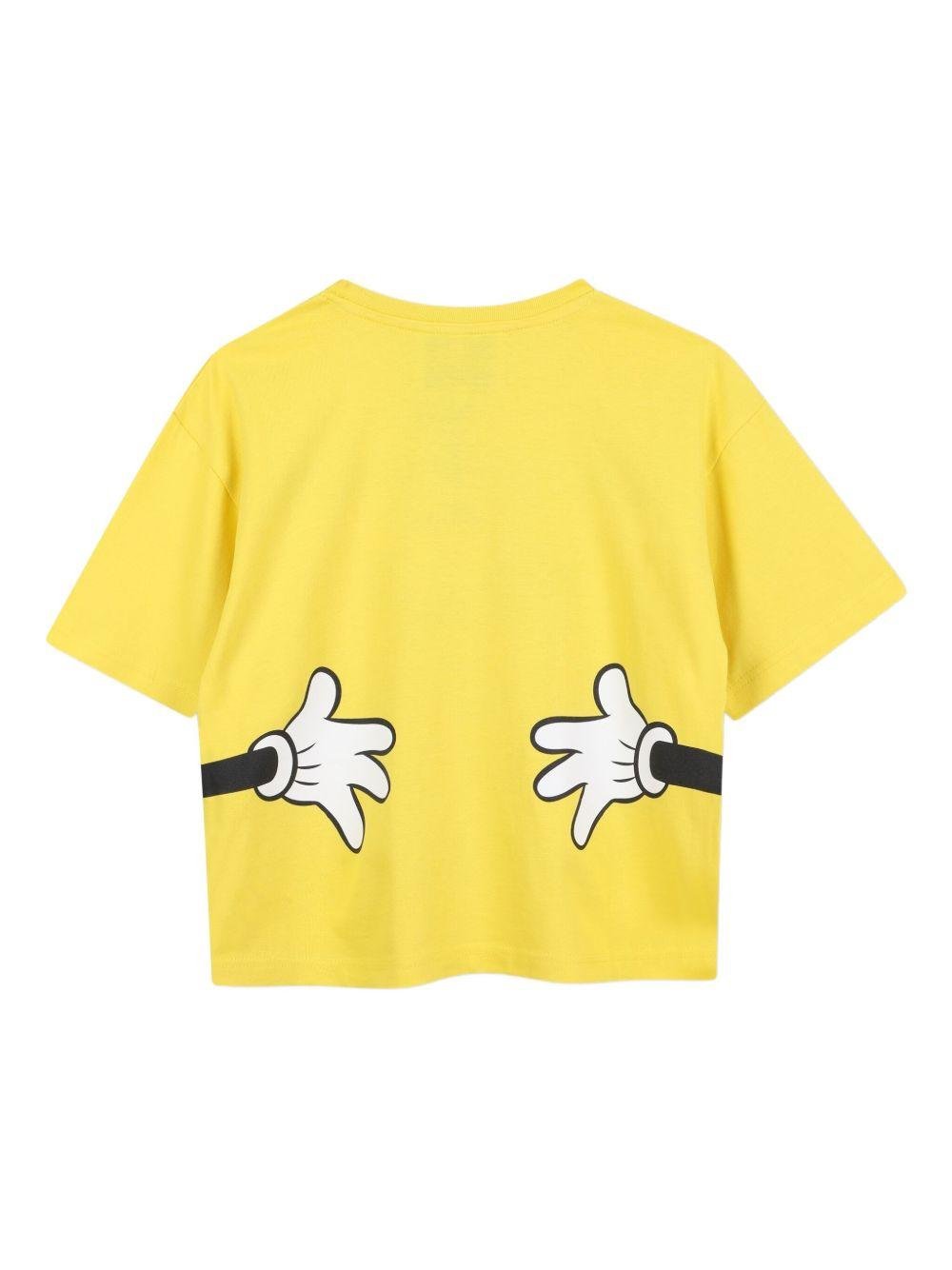 T-shirt per bambino Marc Jacobs Kids x Disney Mickey Mouse gialla con stampa grafica - Rubino Kids