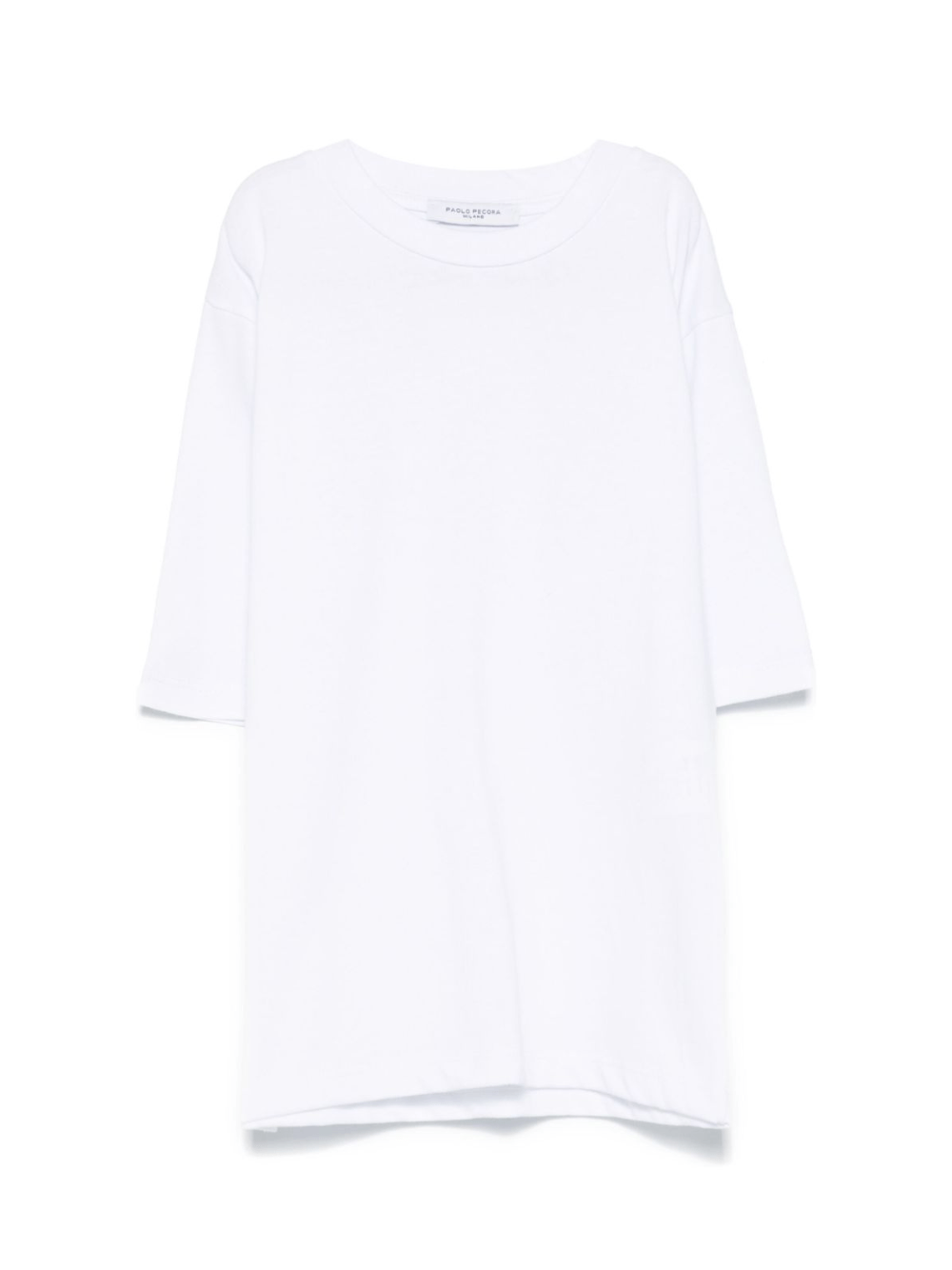 T-shirt per bambino Paolo Pecora Kids bianco con logo sul retro - Rubino Kids