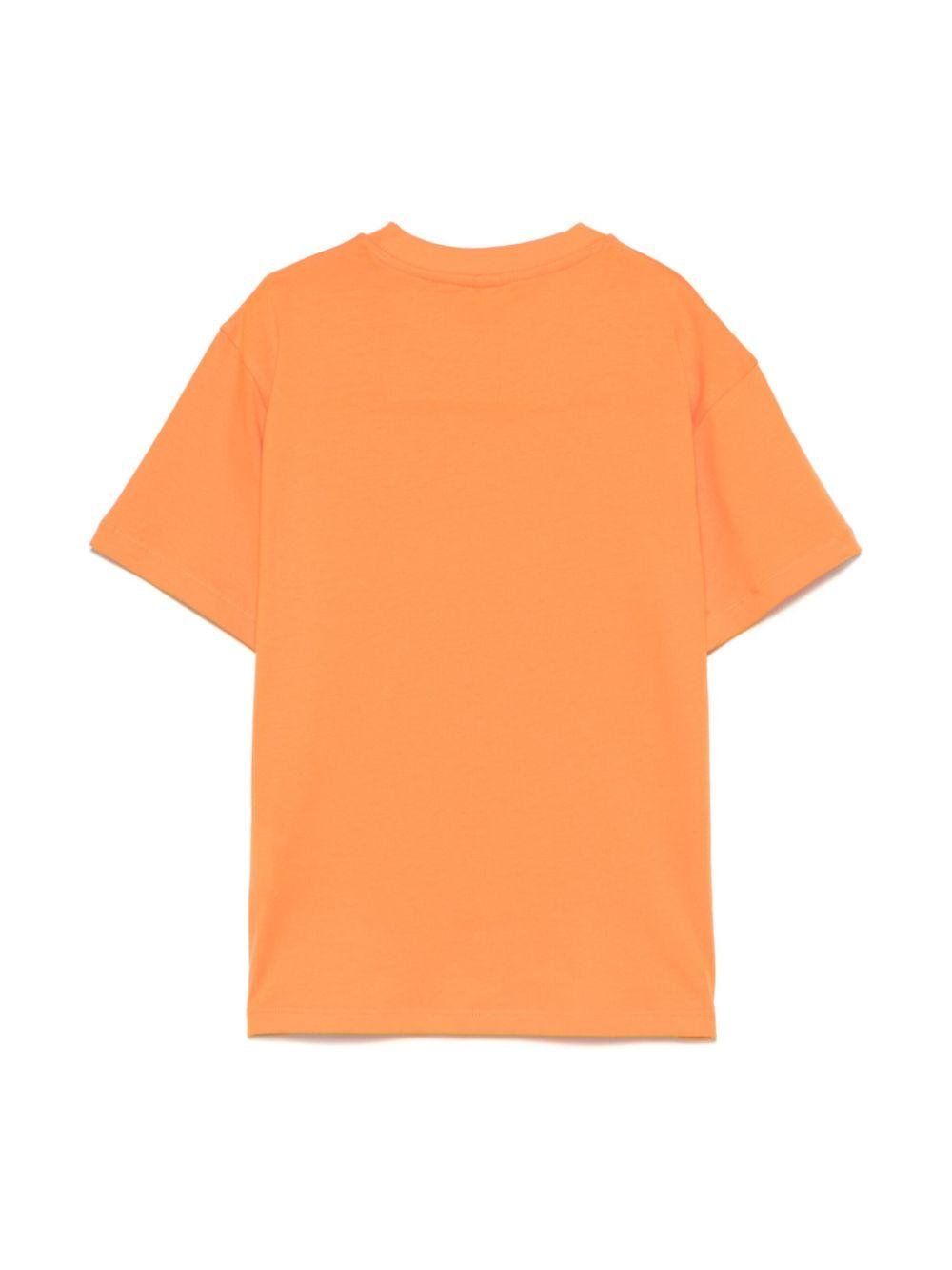 T-shirt per bambino Stella McCartney Kids arancione con stampa animazione - Rubino Kids