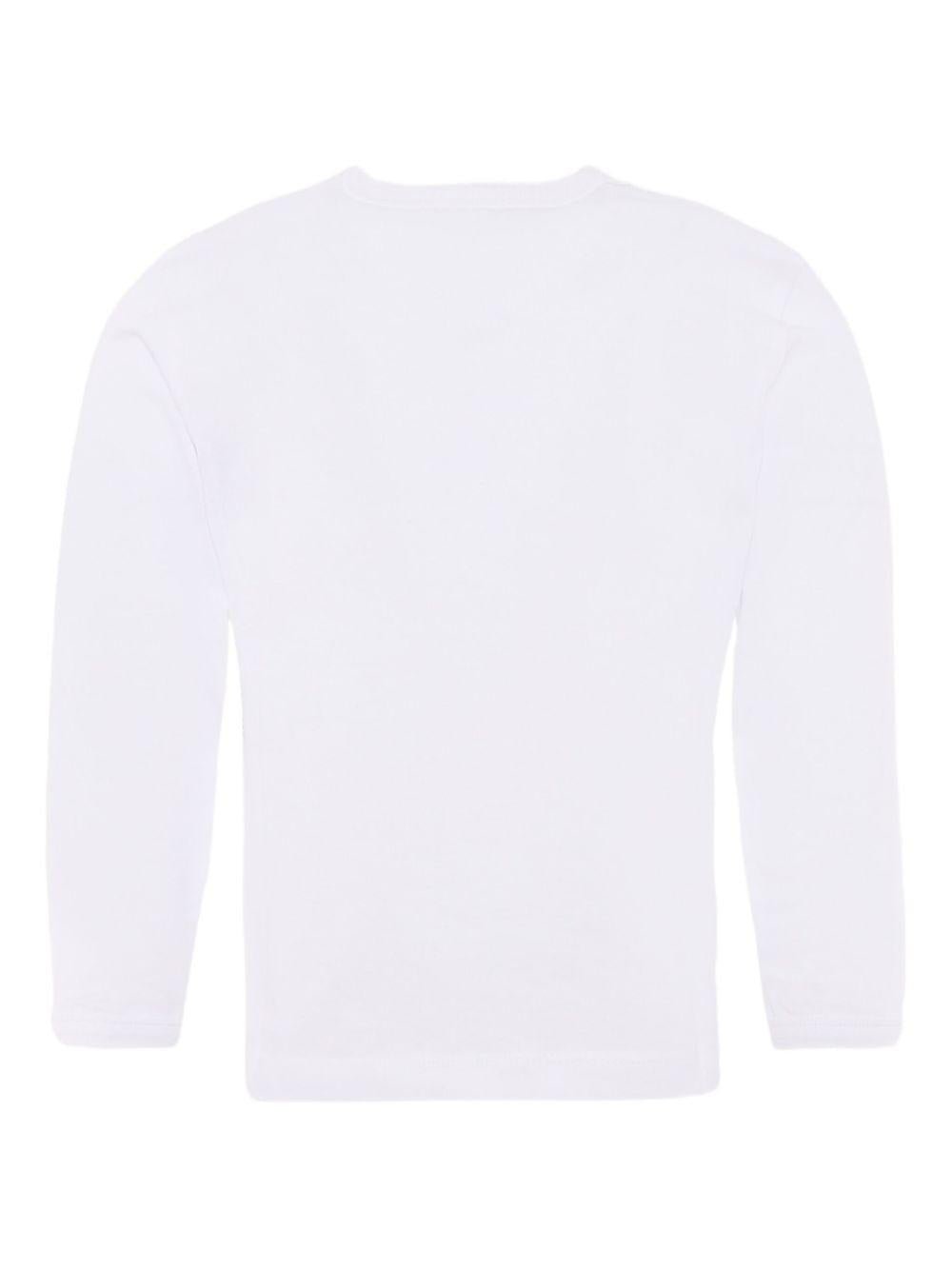 T-shirt per bambino Stella McCartney Kids bianco a maniche lunghe - Rubino Kids