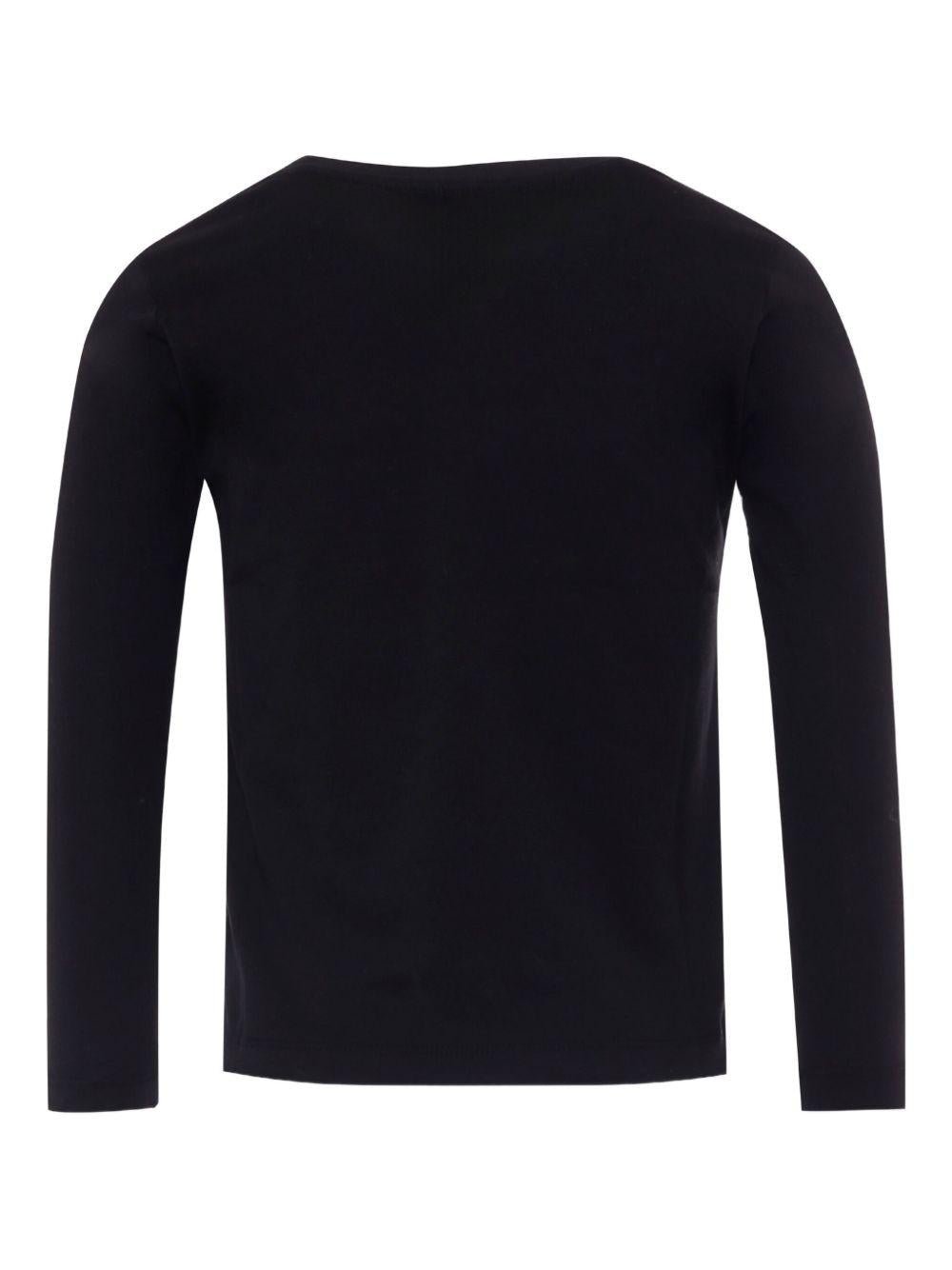 T-shirt per bambino Stella McCartney Kids nera con grafica Bigfoot - Rubino Kids