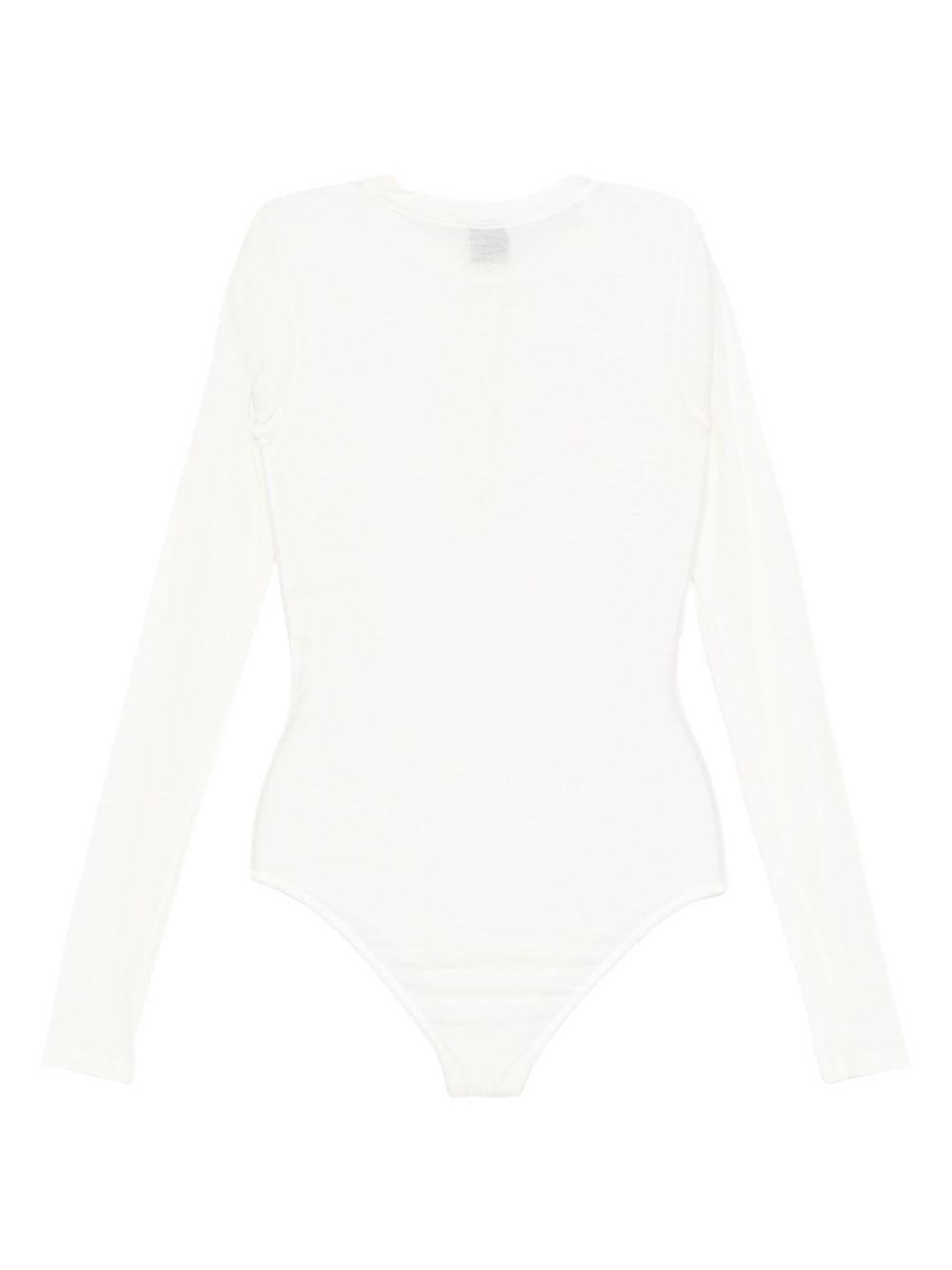 T-shirt per donna ALYSI bianco con maniche lunghe - Rubino Kids