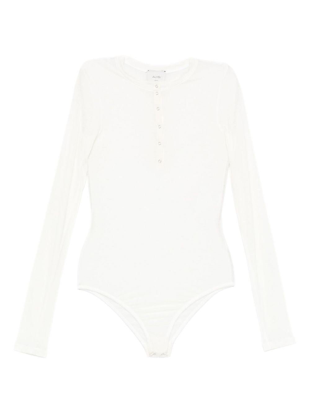 T-shirt per donna ALYSI bianco con maniche lunghe - Rubino Kids